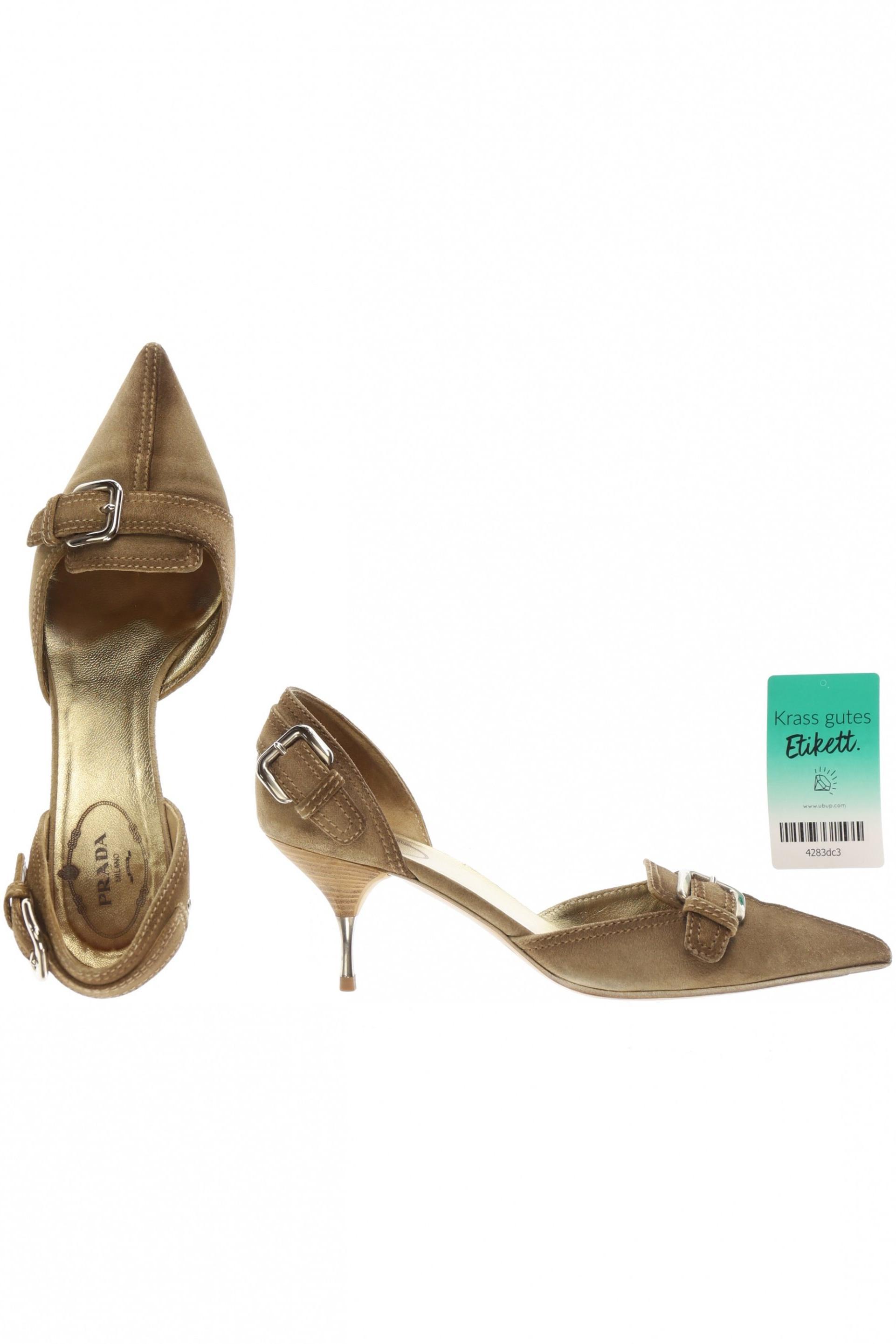 

Prada Damen Pumps, beige, Gr. 37