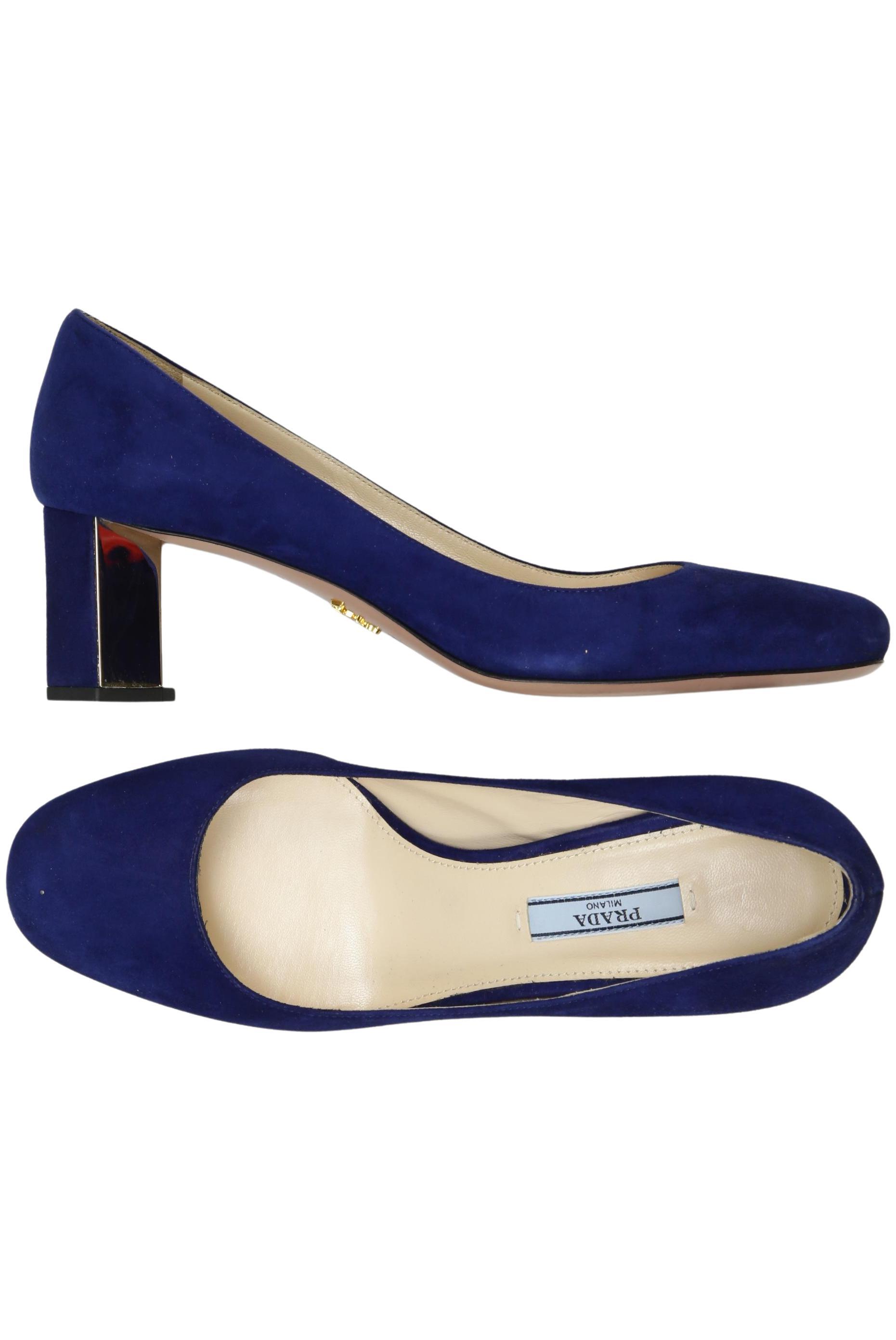 

Prada Damen Pumps, marineblau, Gr. 38