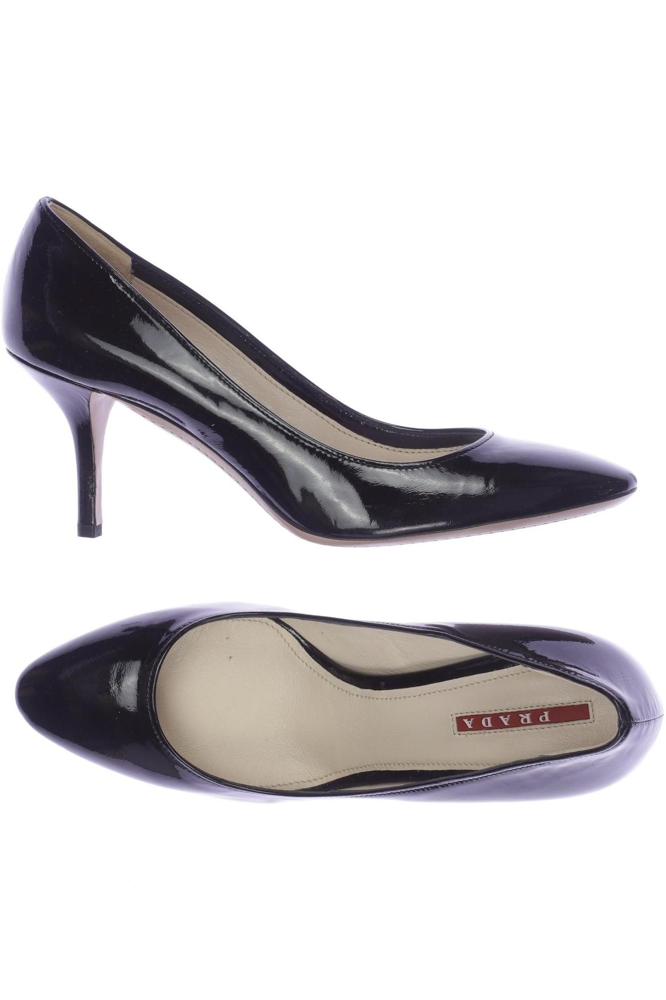 

Prada Damen Pumps, schwarz, Gr. 38.5