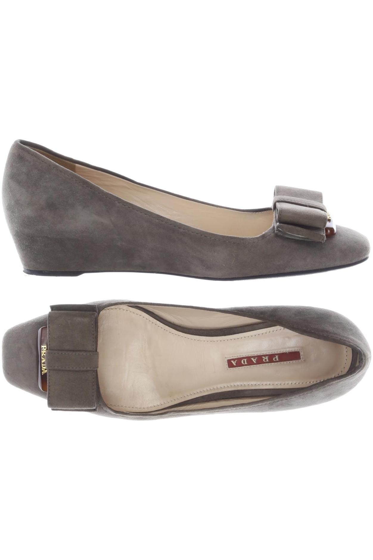 

Prada Damen Pumps, beige, Gr. 39.5