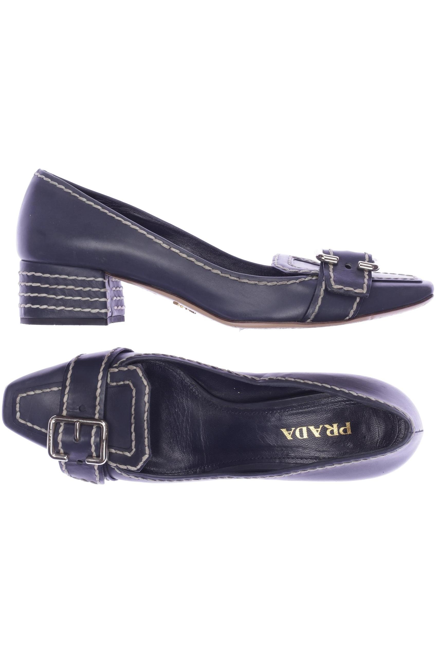 

Prada Damen Pumps, marineblau, Gr. 38.5