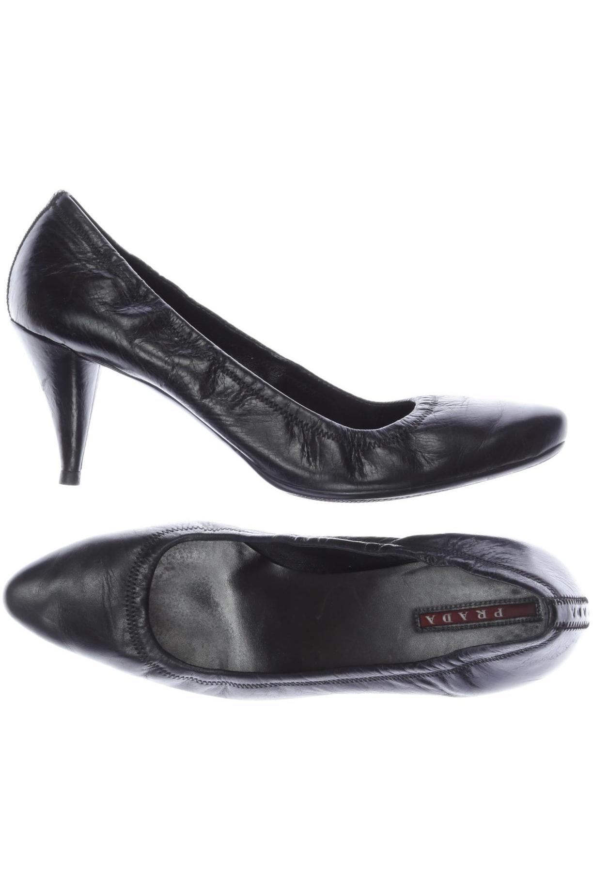 

Prada Damen Pumps, schwarz, Gr. 39.5