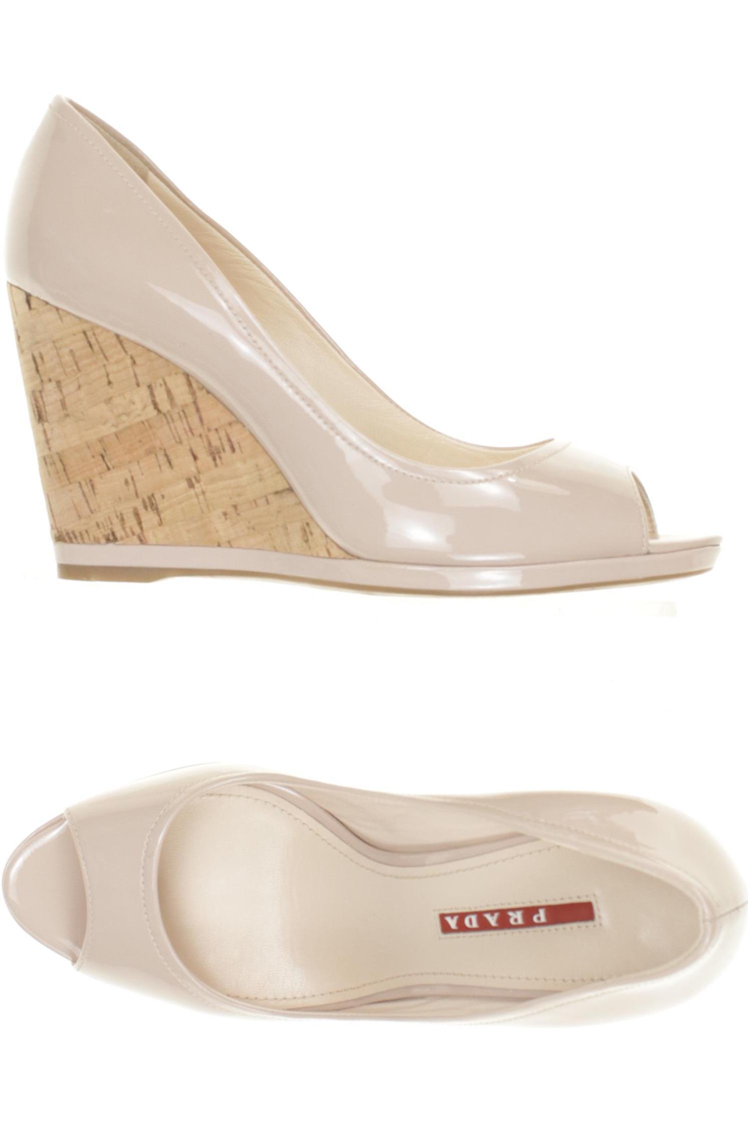

Prada Damen Pumps, beige, Gr. 37.5