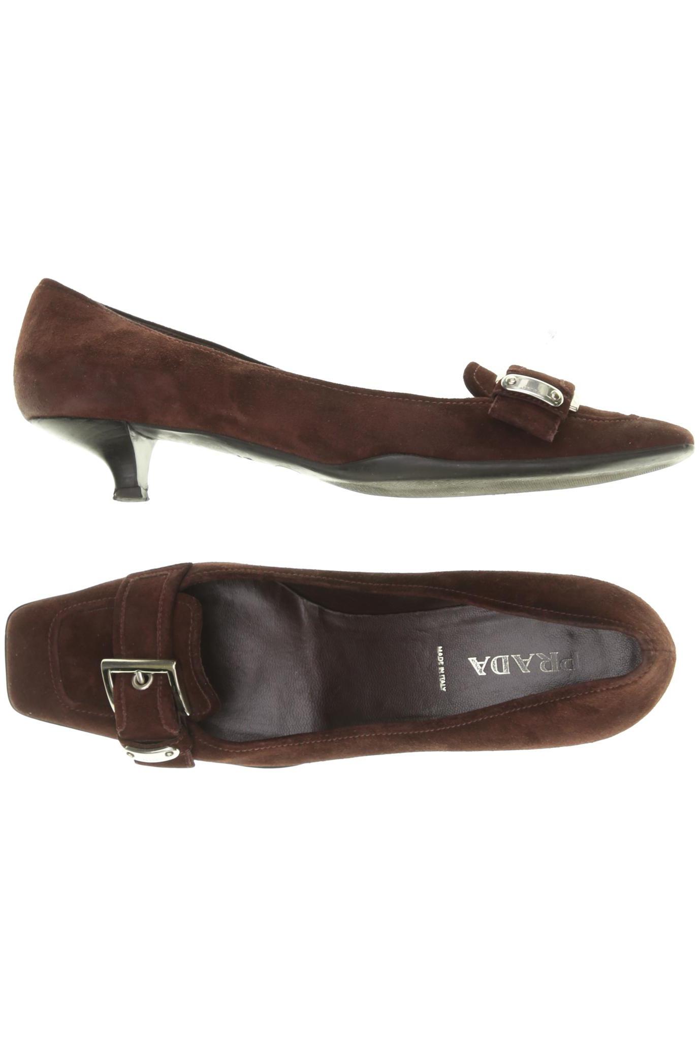 

Prada Damen Pumps, braun, Gr. 38.5