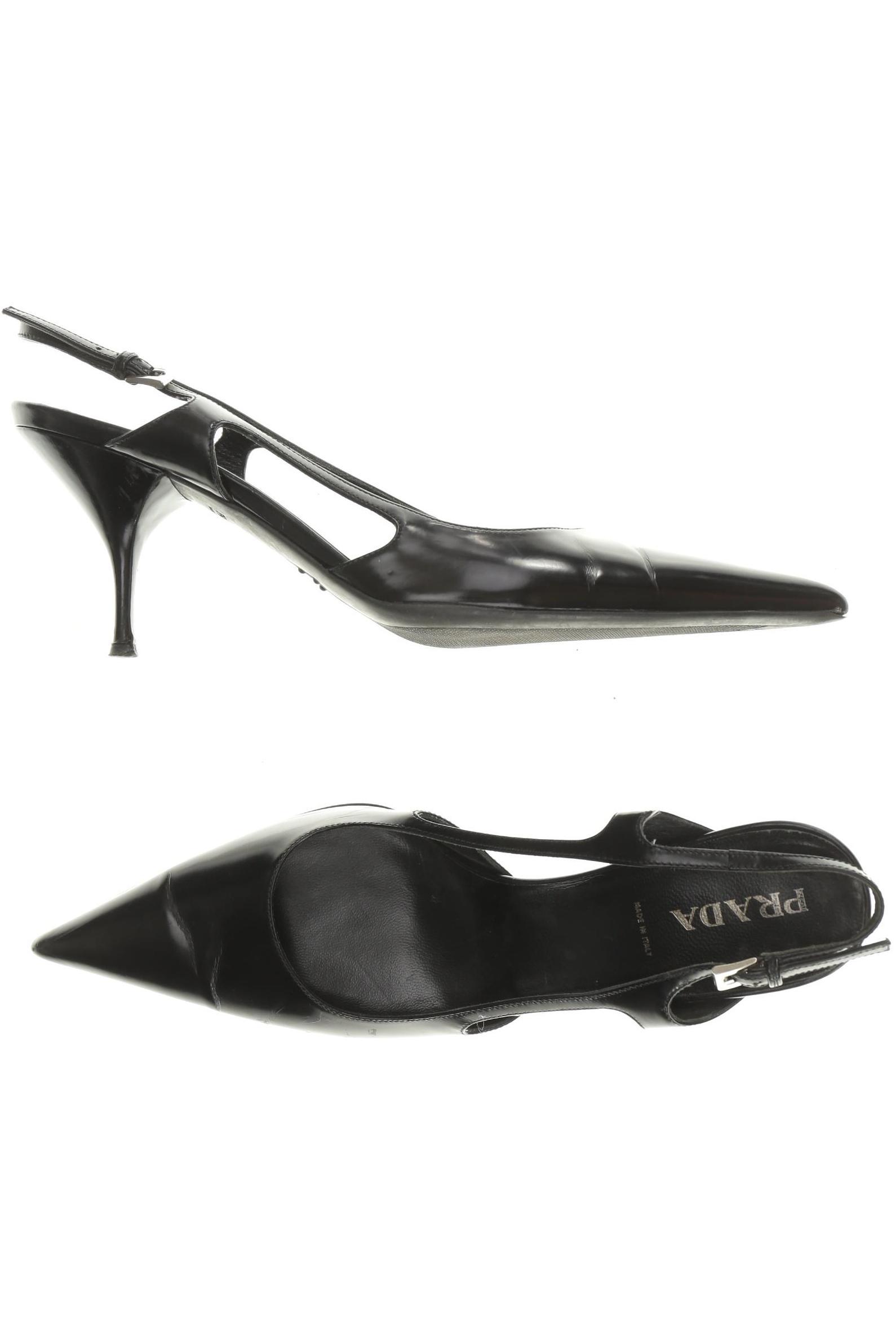 

Prada Damen Sandale, schwarz, Gr. 40