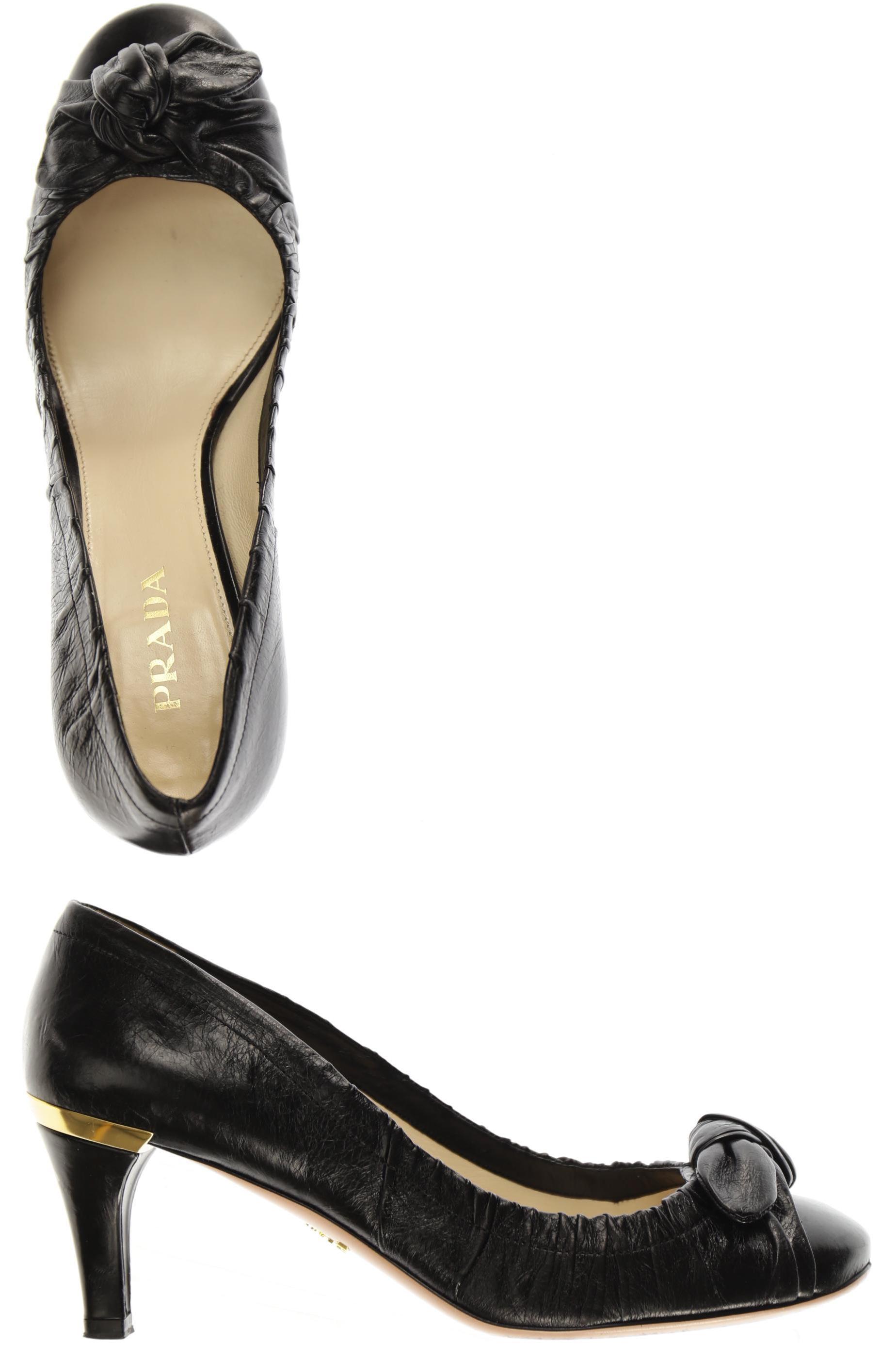 

Prada Damen Pumps, schwarz, Gr. 38.5