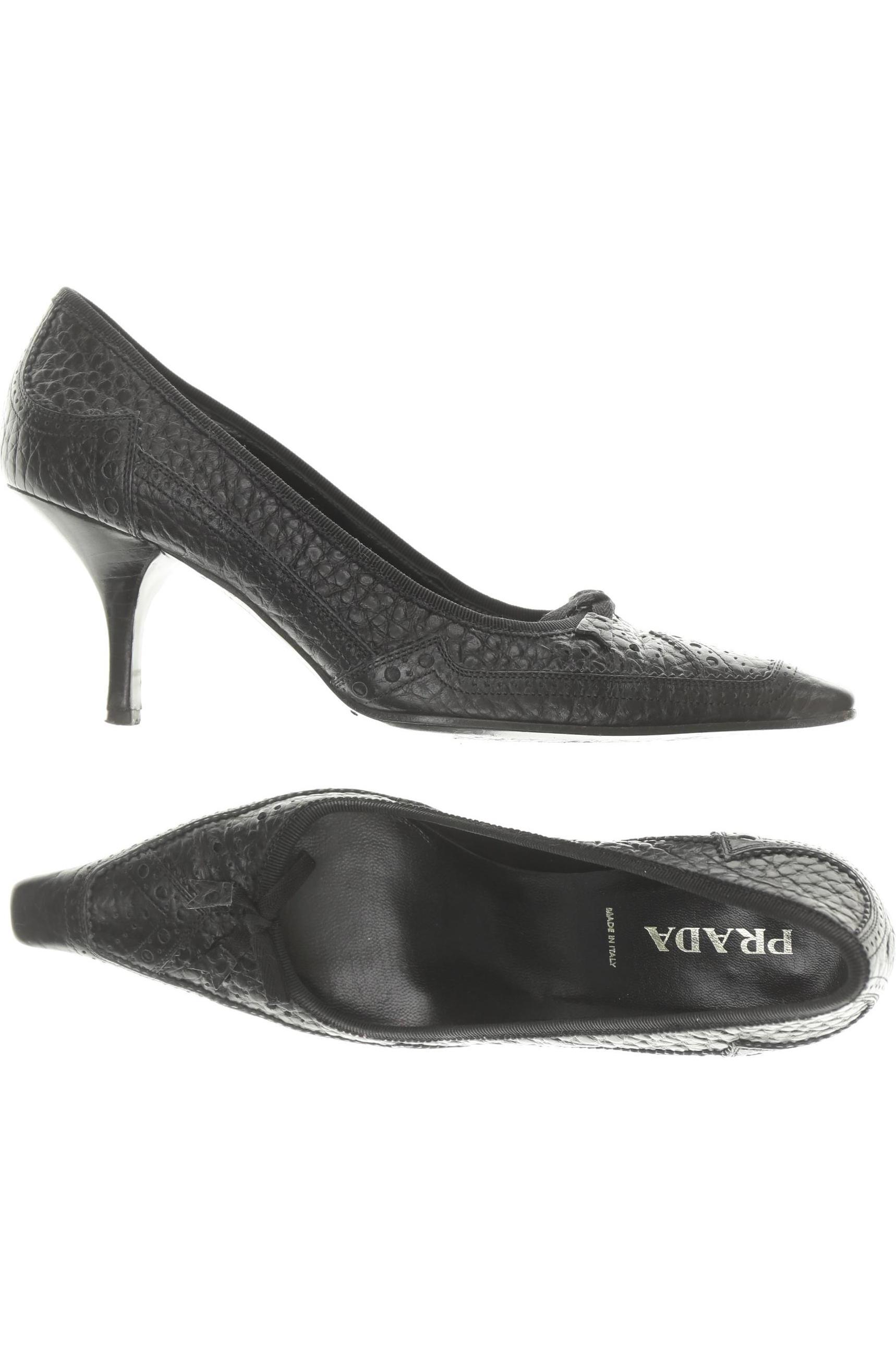 

Prada Damen Pumps, schwarz, Gr. 37.5