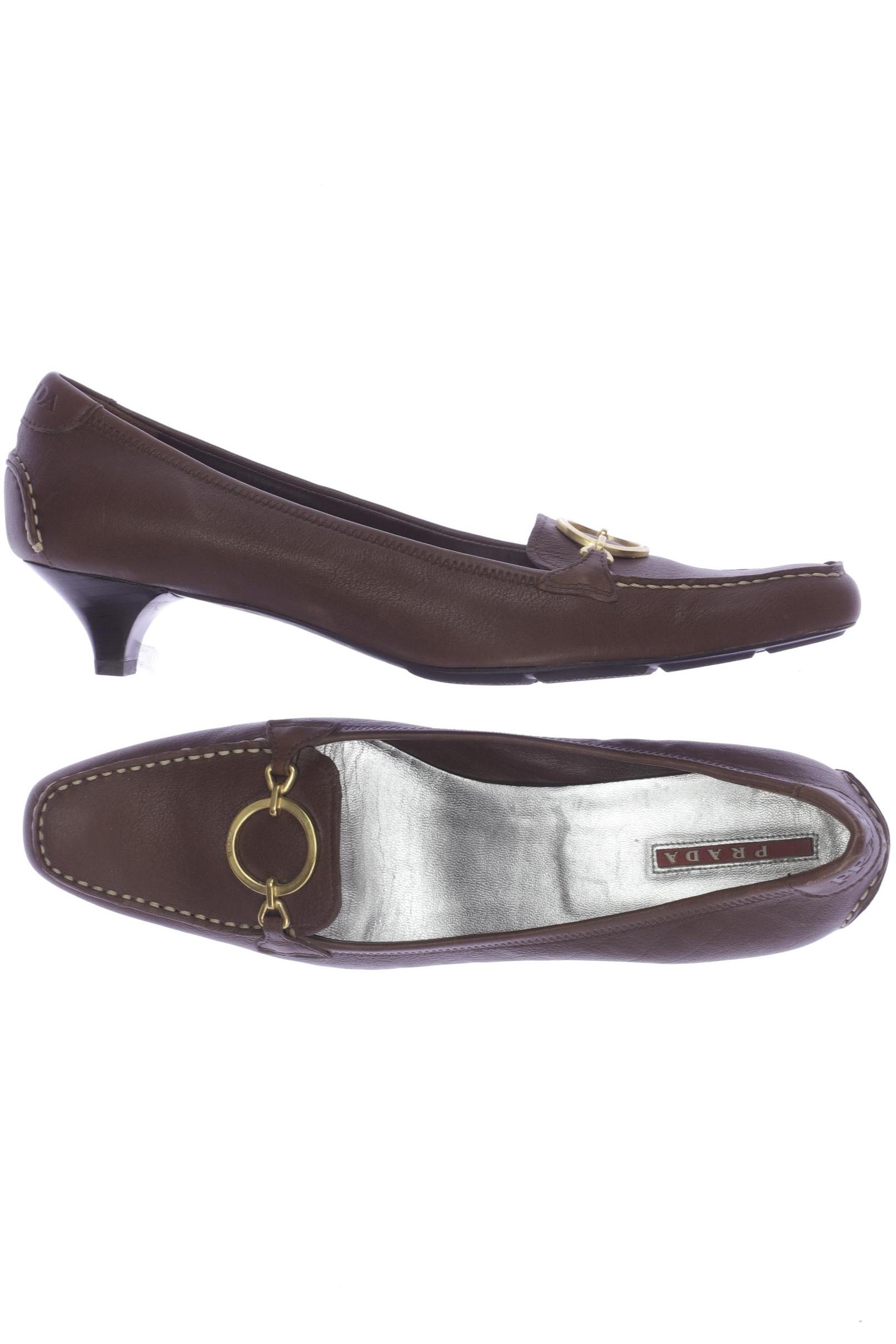 

Prada Damen Pumps, braun, Gr. 40