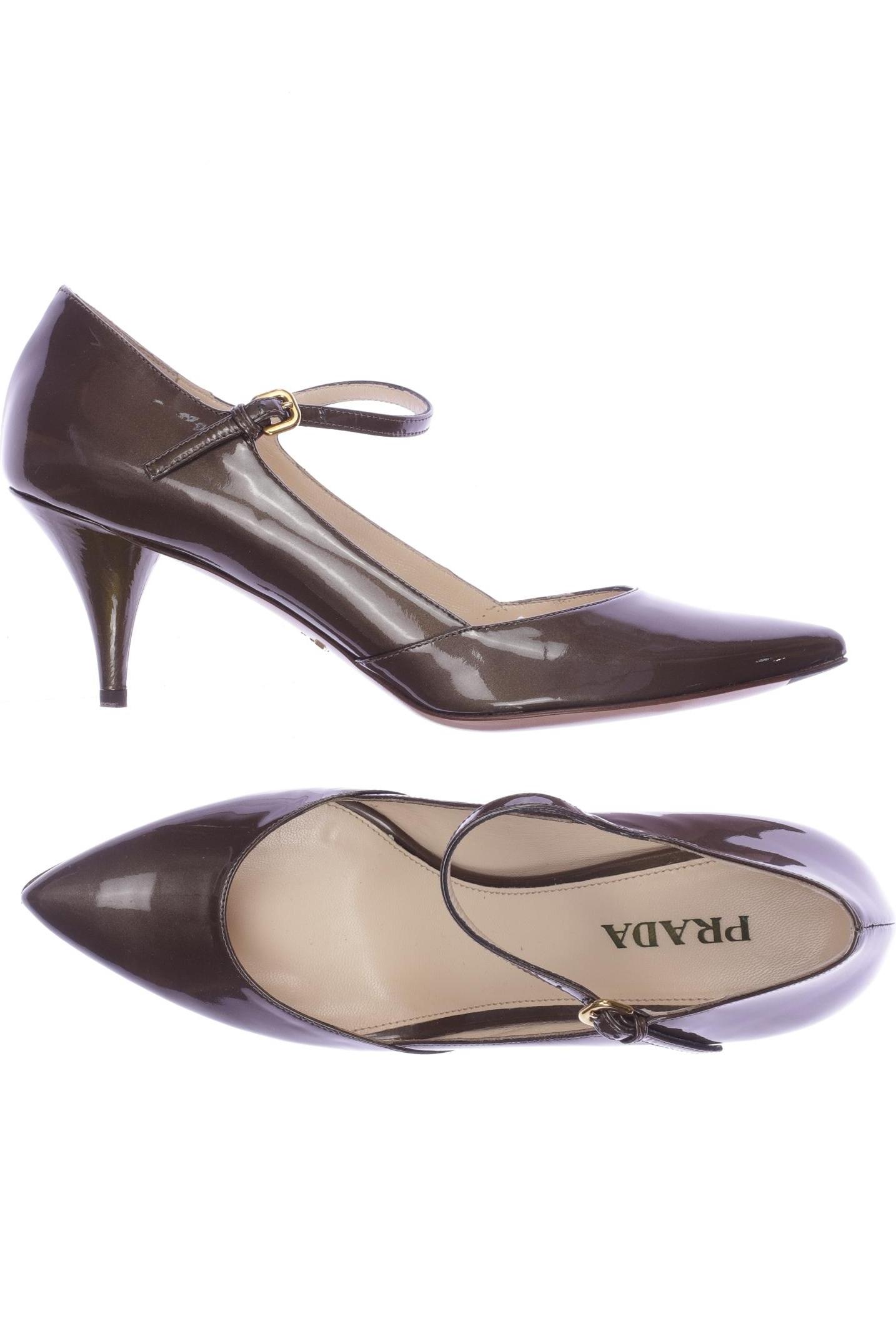 

Prada Damen Pumps, braun, Gr. 38.5