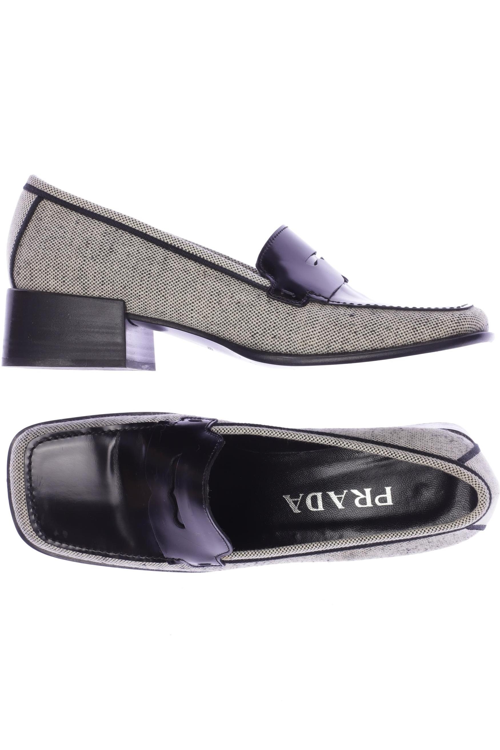 

Prada Damen Pumps, grau, Gr. 38