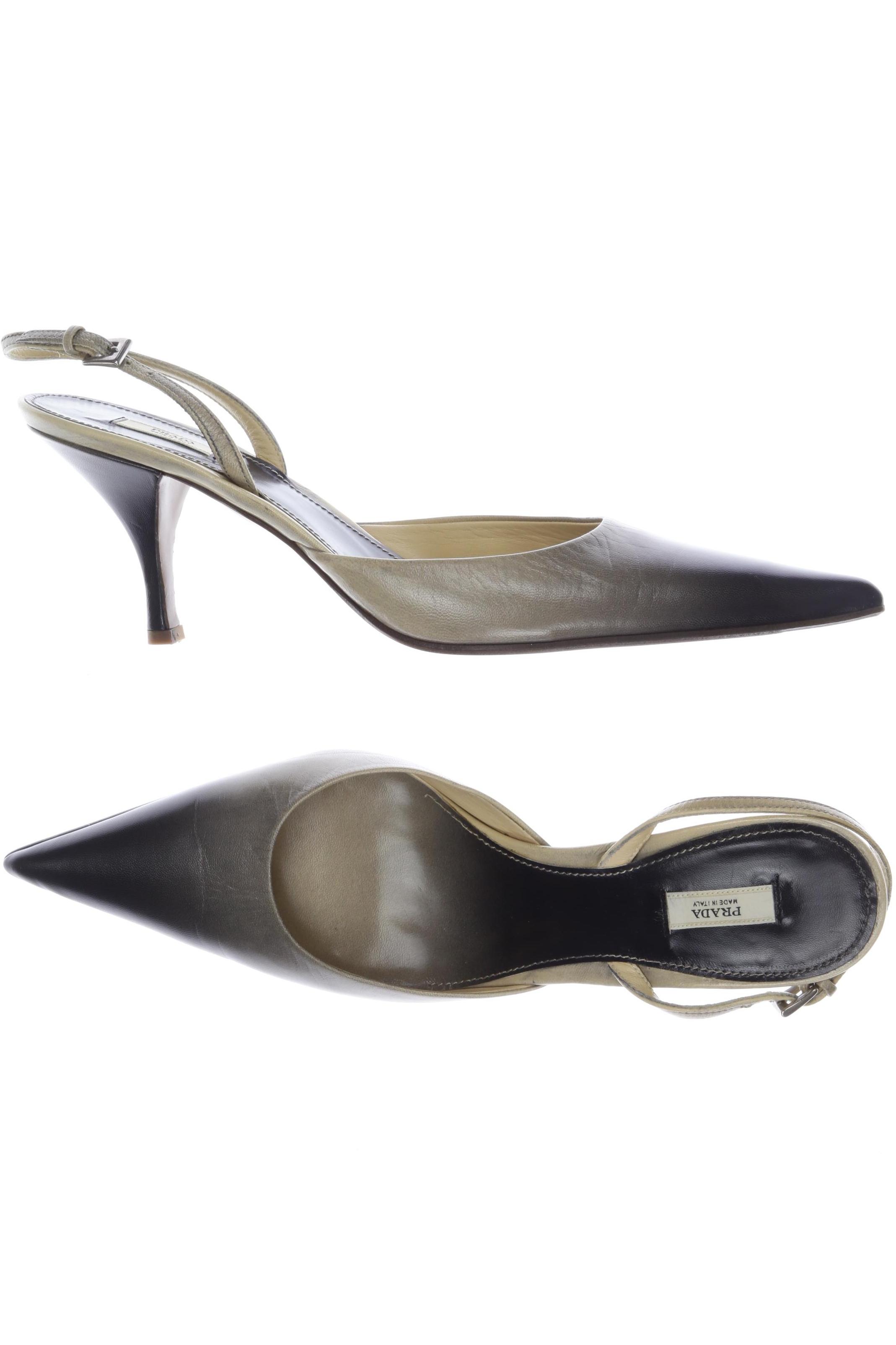 

Prada Damen Pumps, grau, Gr. 40