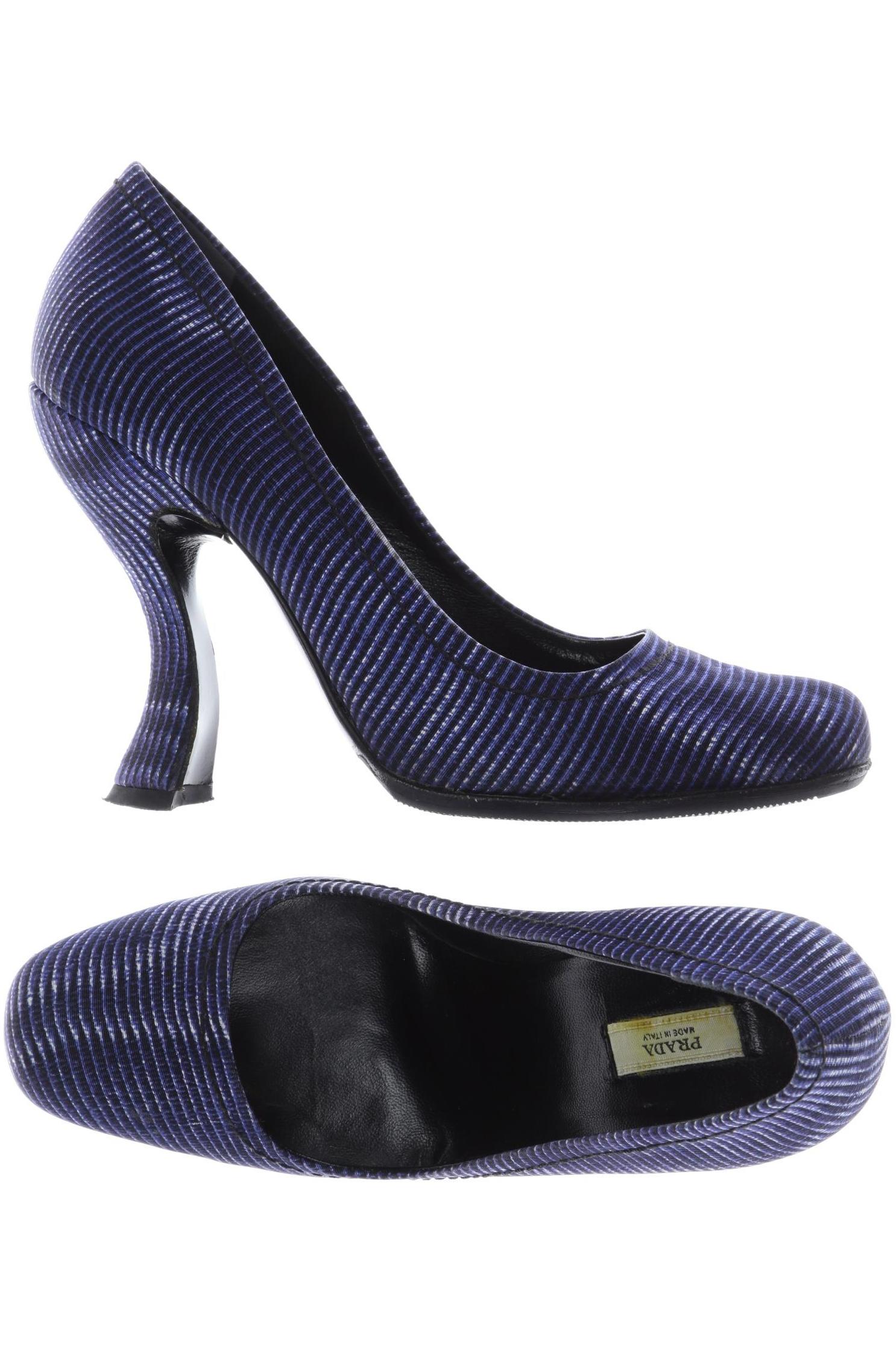 

Prada Damen Pumps, marineblau, Gr. 37