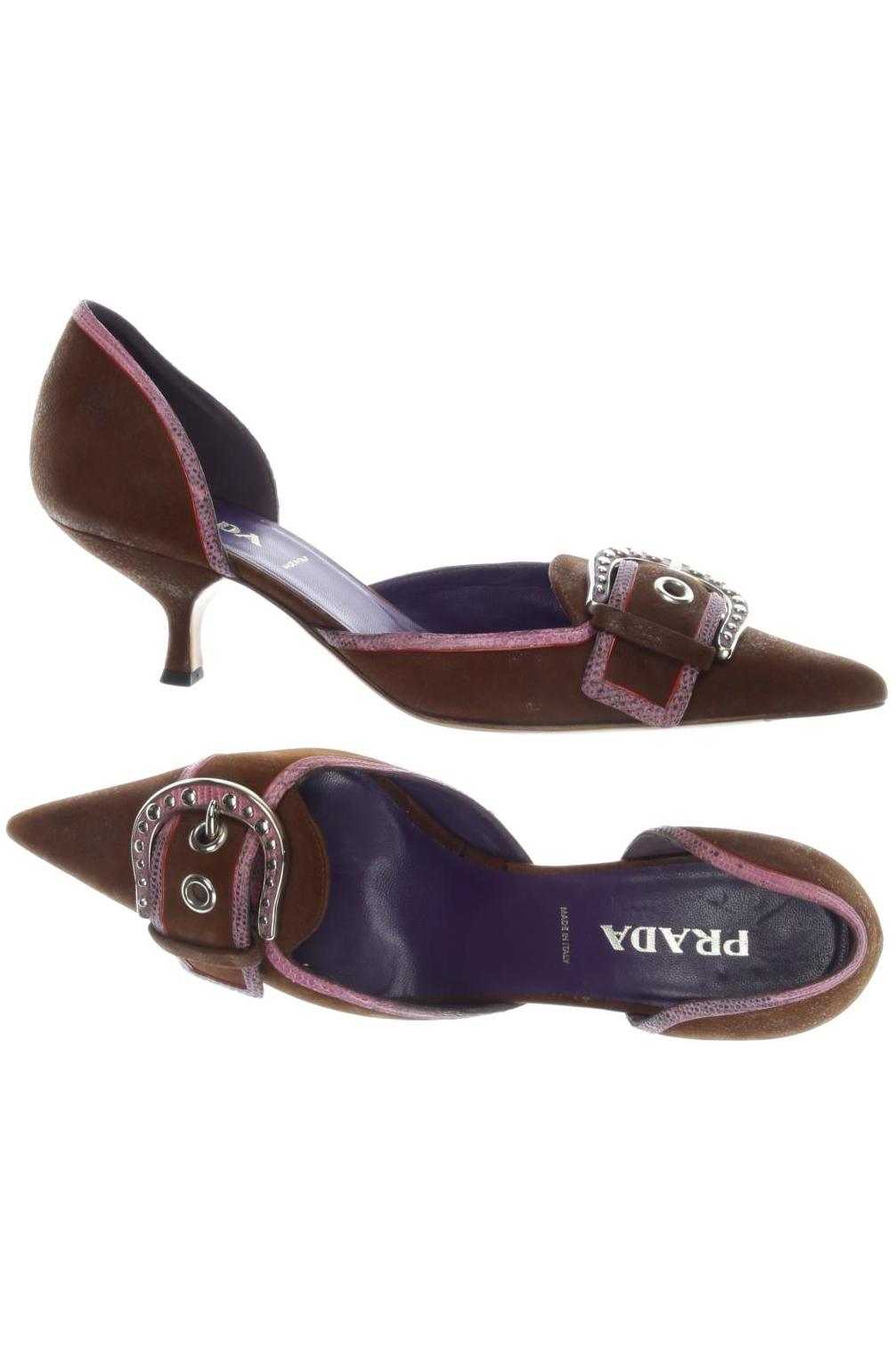 

Prada Damen Pumps, braun, Gr. 37