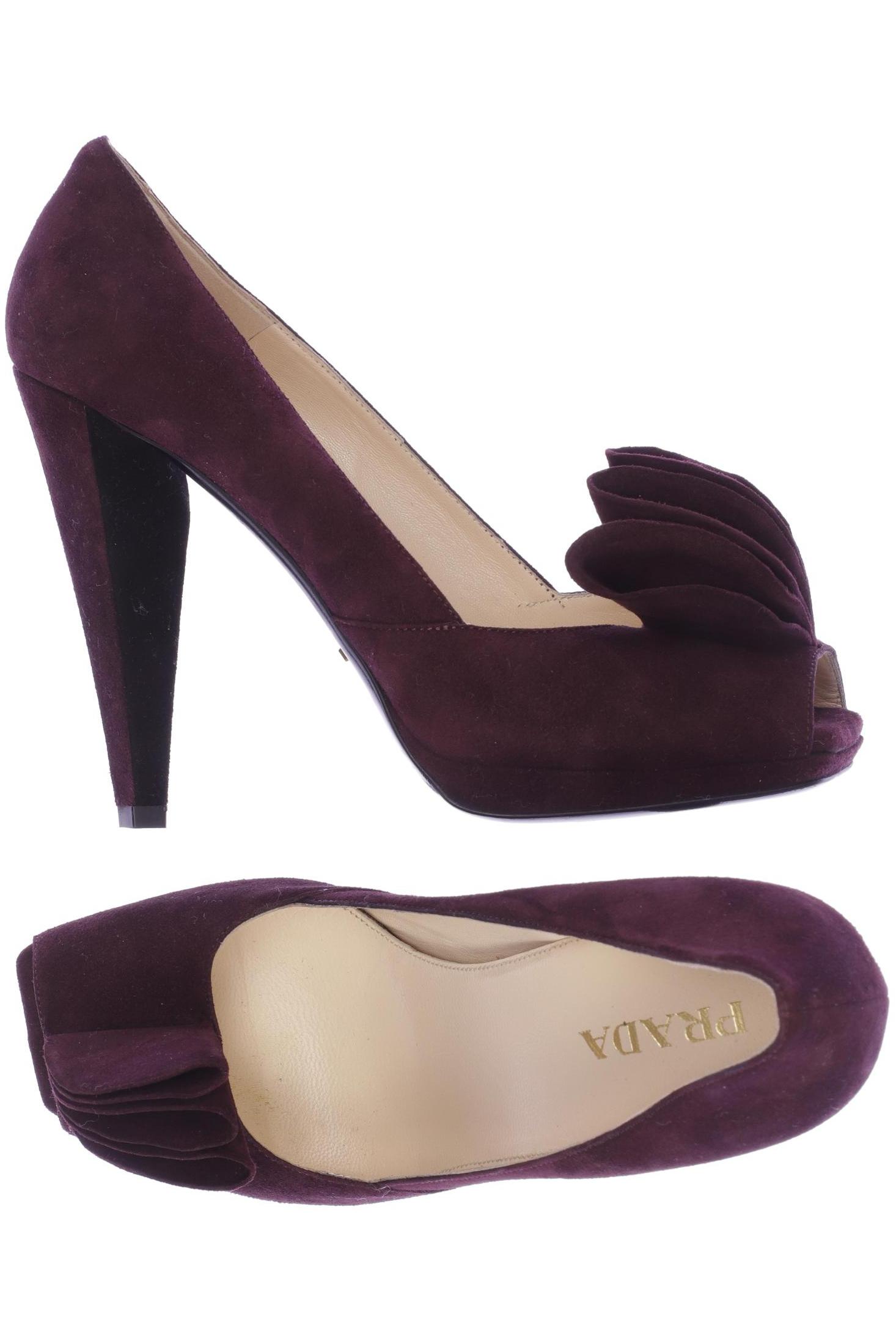 

Prada Damen Pumps, bordeaux, Gr. 39