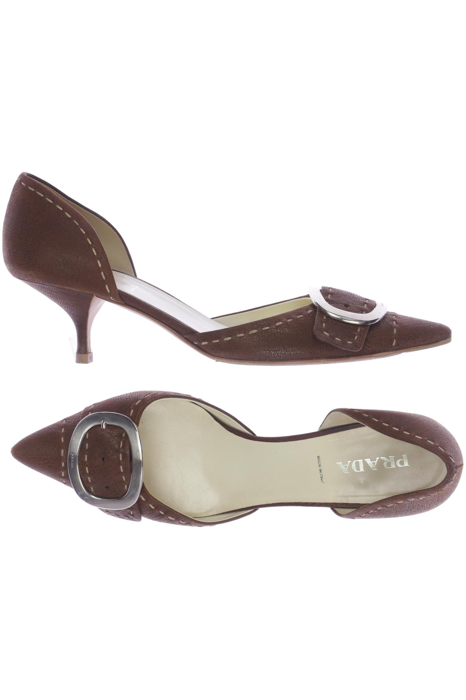 

Prada Damen Pumps, braun, Gr. 40