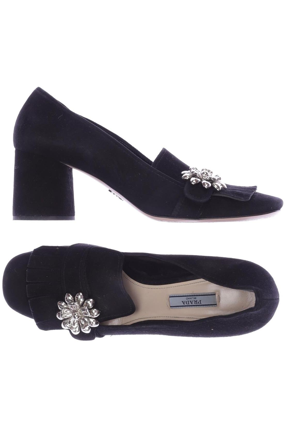 

Prada Damen Pumps, schwarz, Gr. 38.5