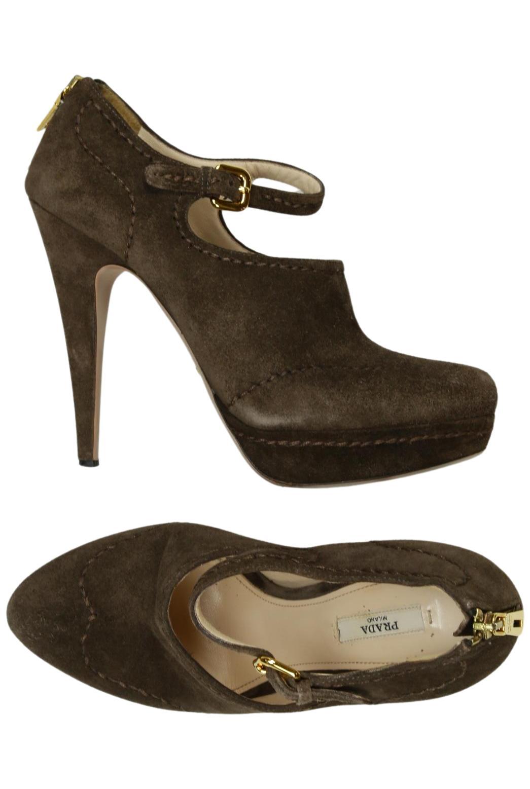 

Prada Damen Pumps, braun, Gr. 40.5