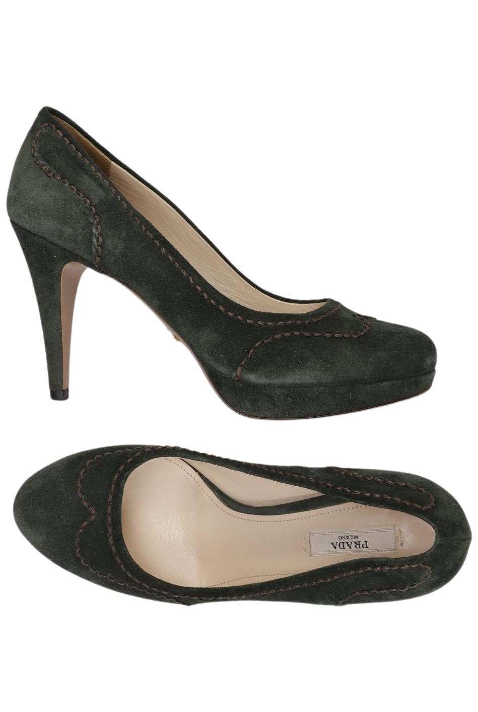 

Prada Damen Pumps, grün, Gr. 37