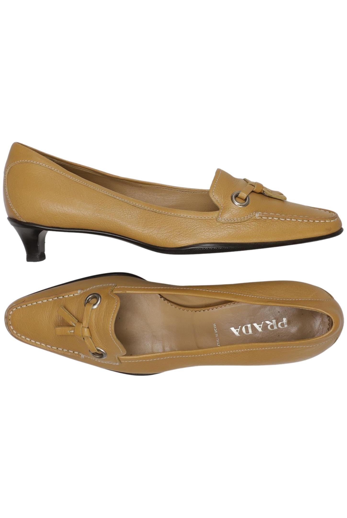 

Prada Damen Pumps, beige, Gr. 36.5