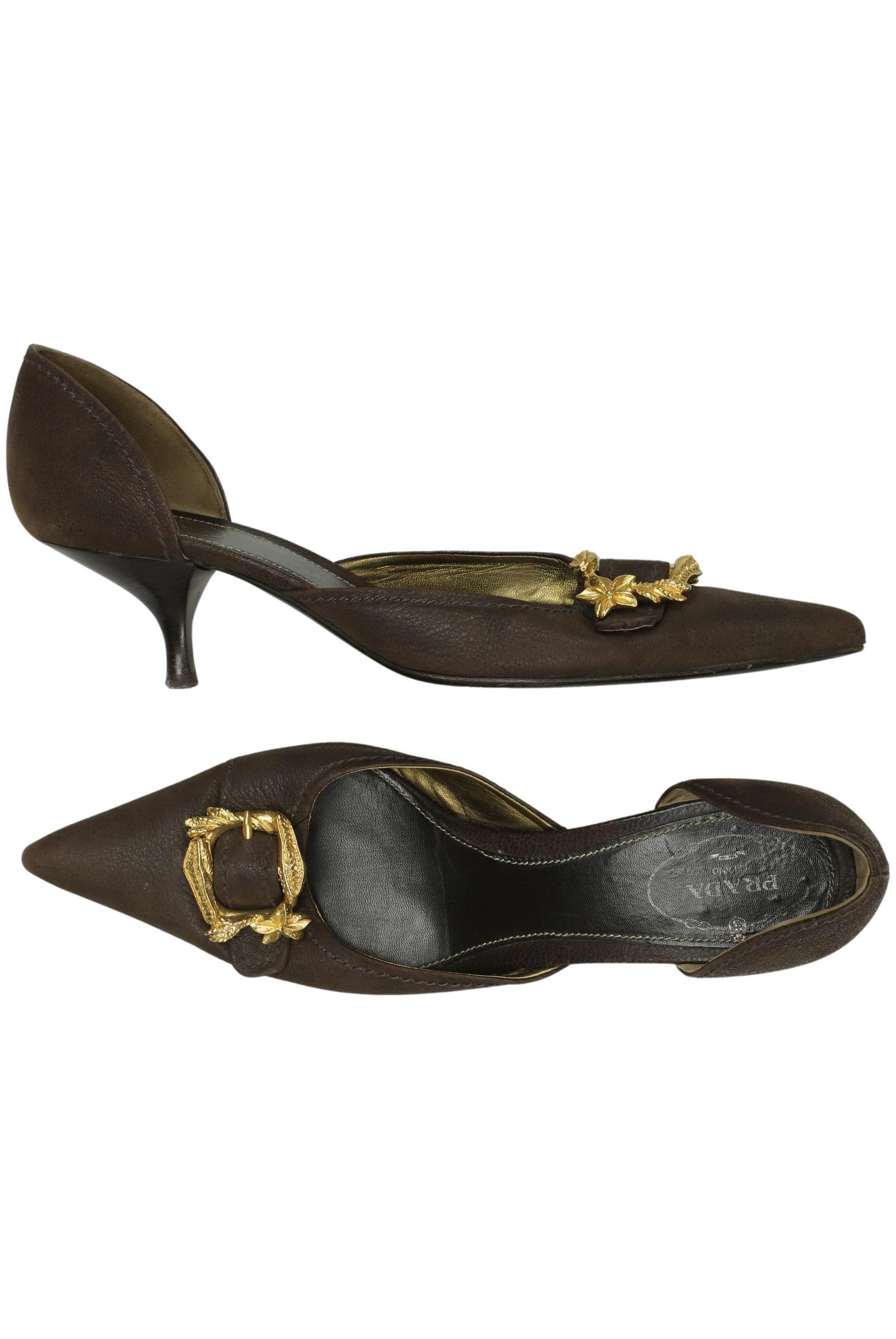 

Prada Damen Pumps, braun, Gr. 39