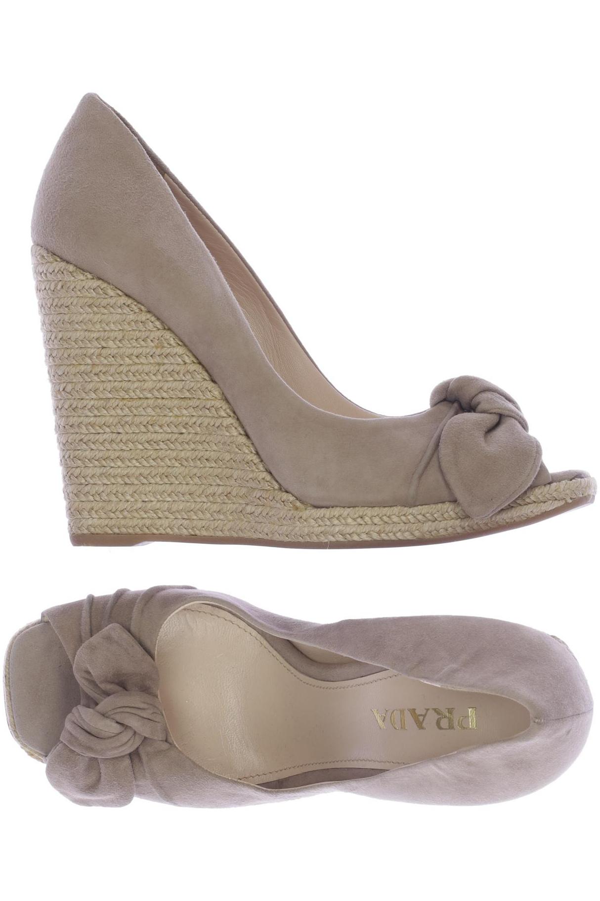 

Prada Damen Pumps, beige, Gr. 37
