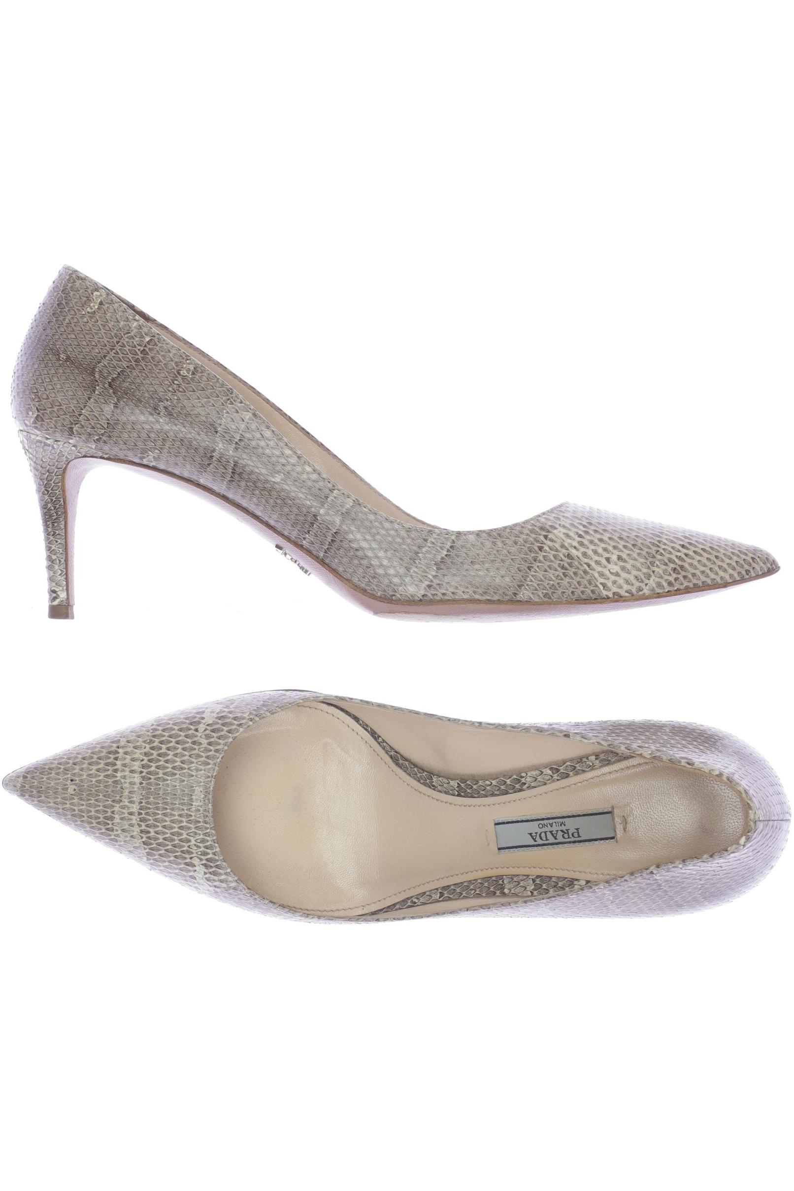

Prada Damen Pumps, beige, Gr. 39.5
