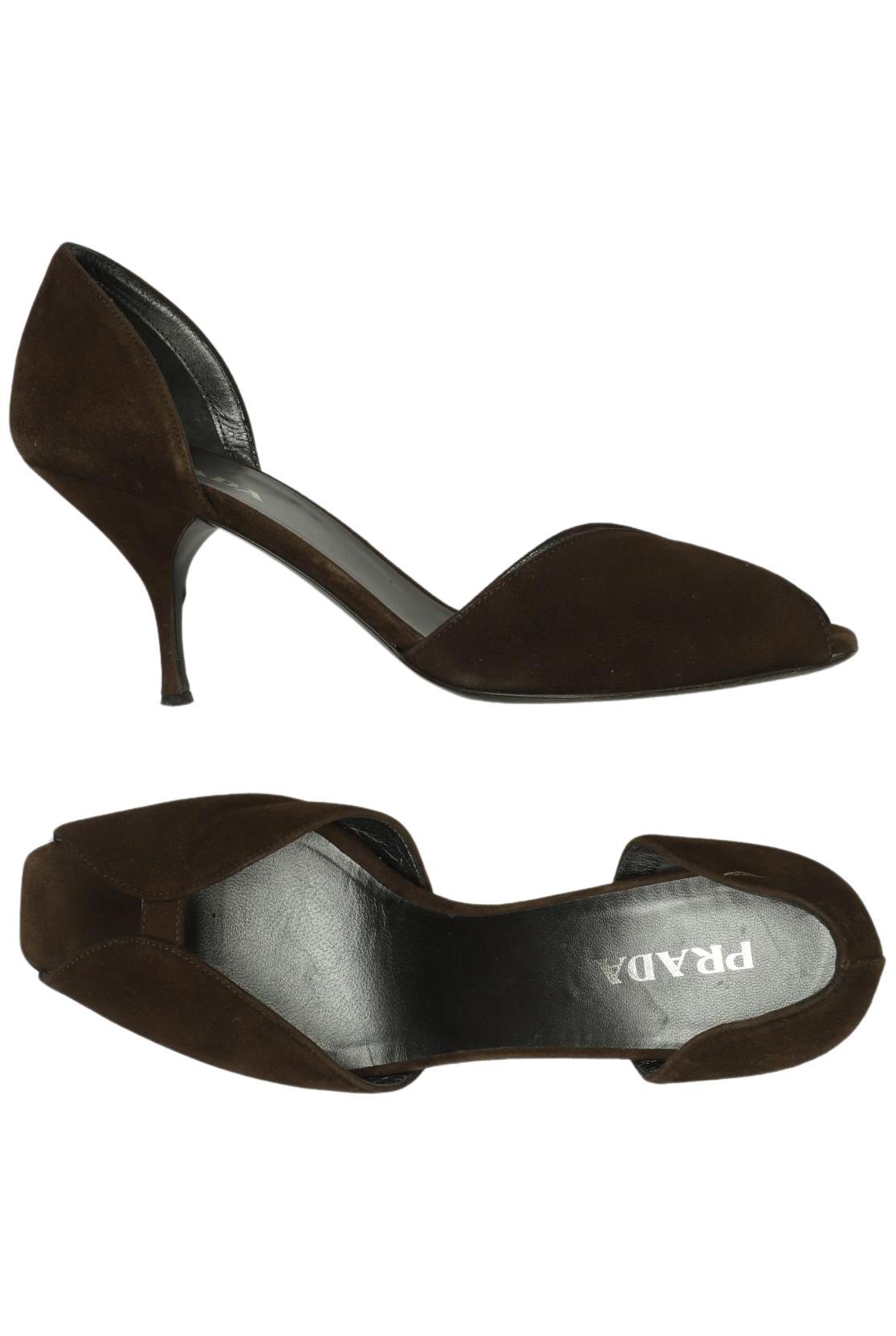 

Prada Damen Pumps, braun, Gr. 39