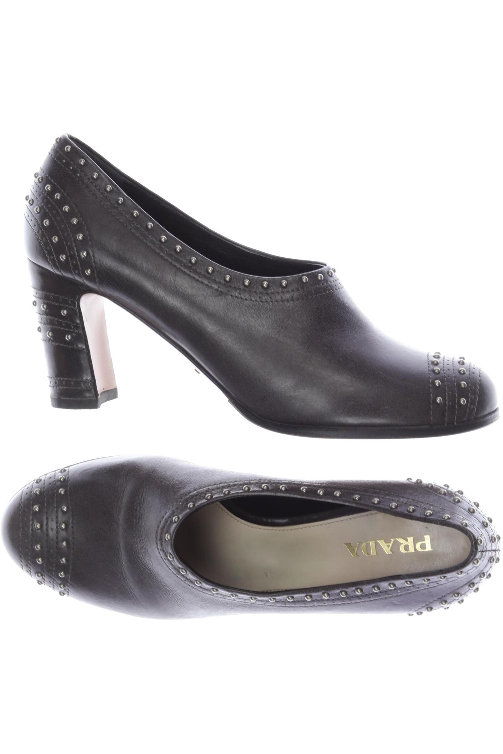 

Prada Damen Pumps, grau, Gr. 38.5