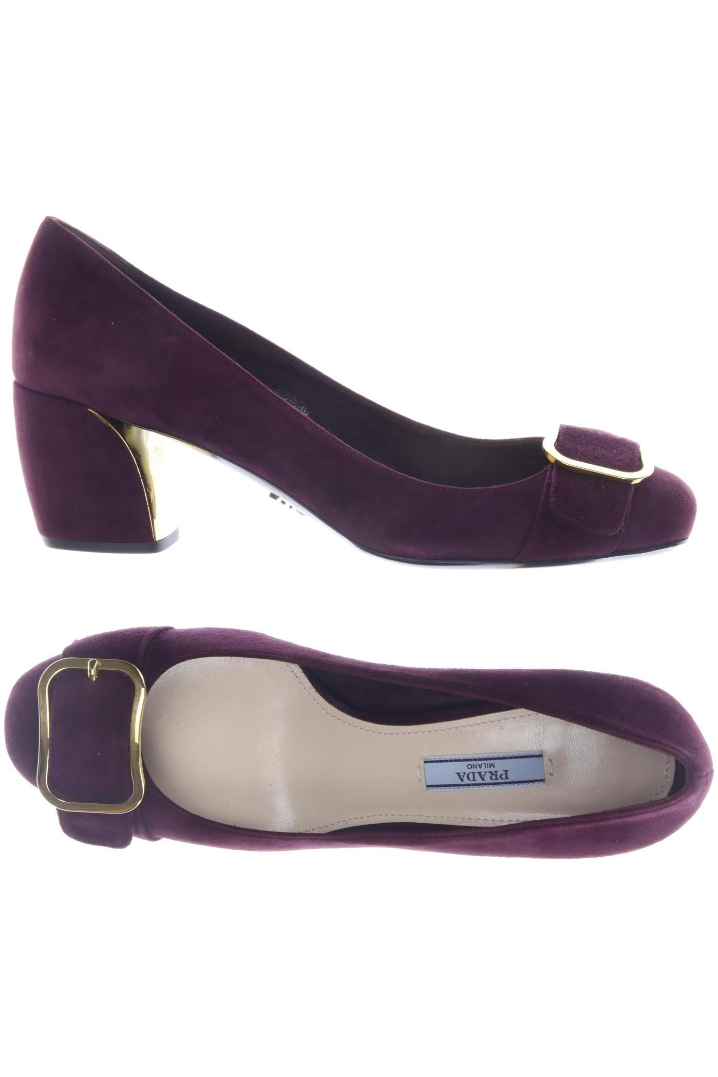 

Prada Damen Pumps, bordeaux, Gr. 39