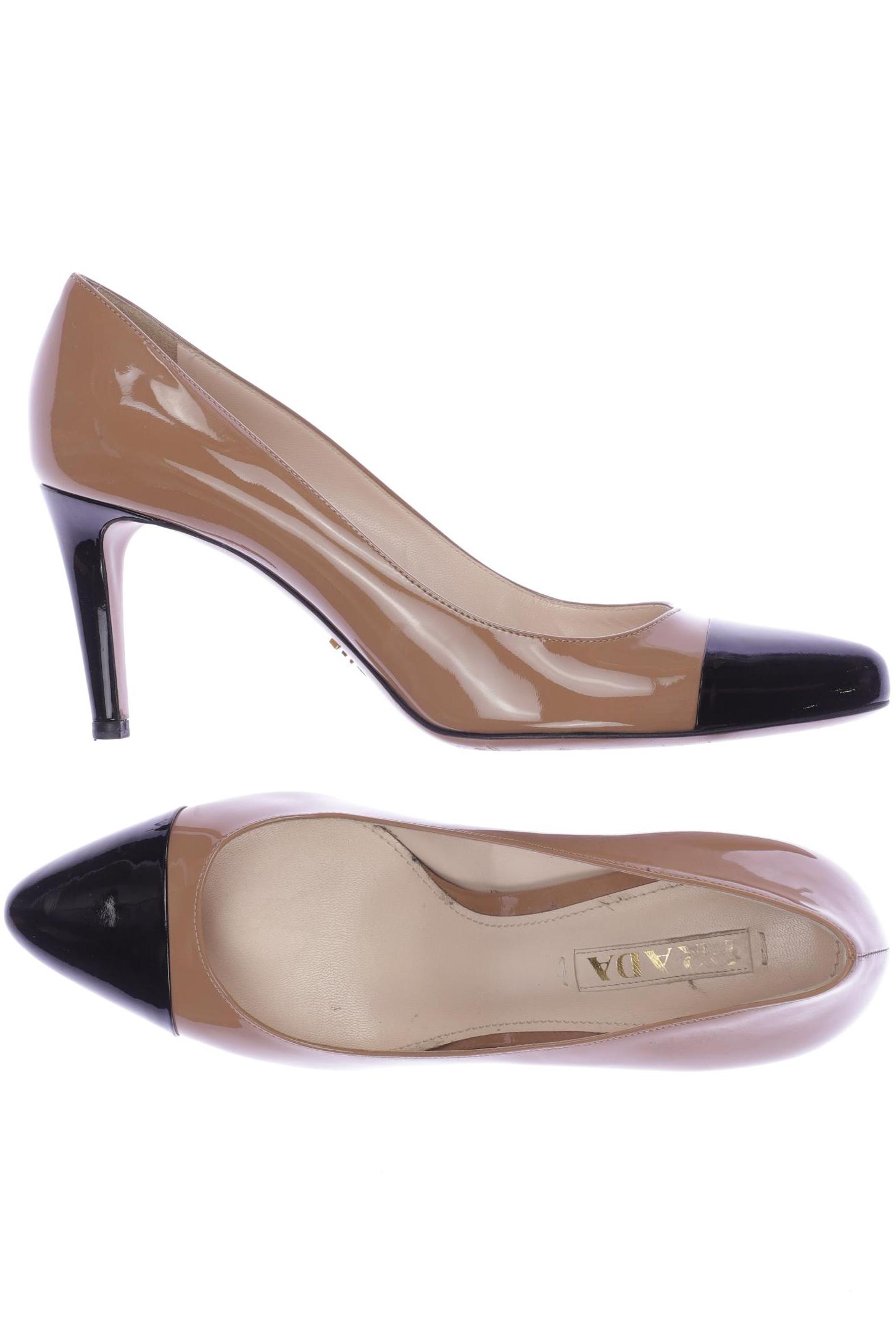 

Prada Damen Pumps, beige, Gr. 40.5