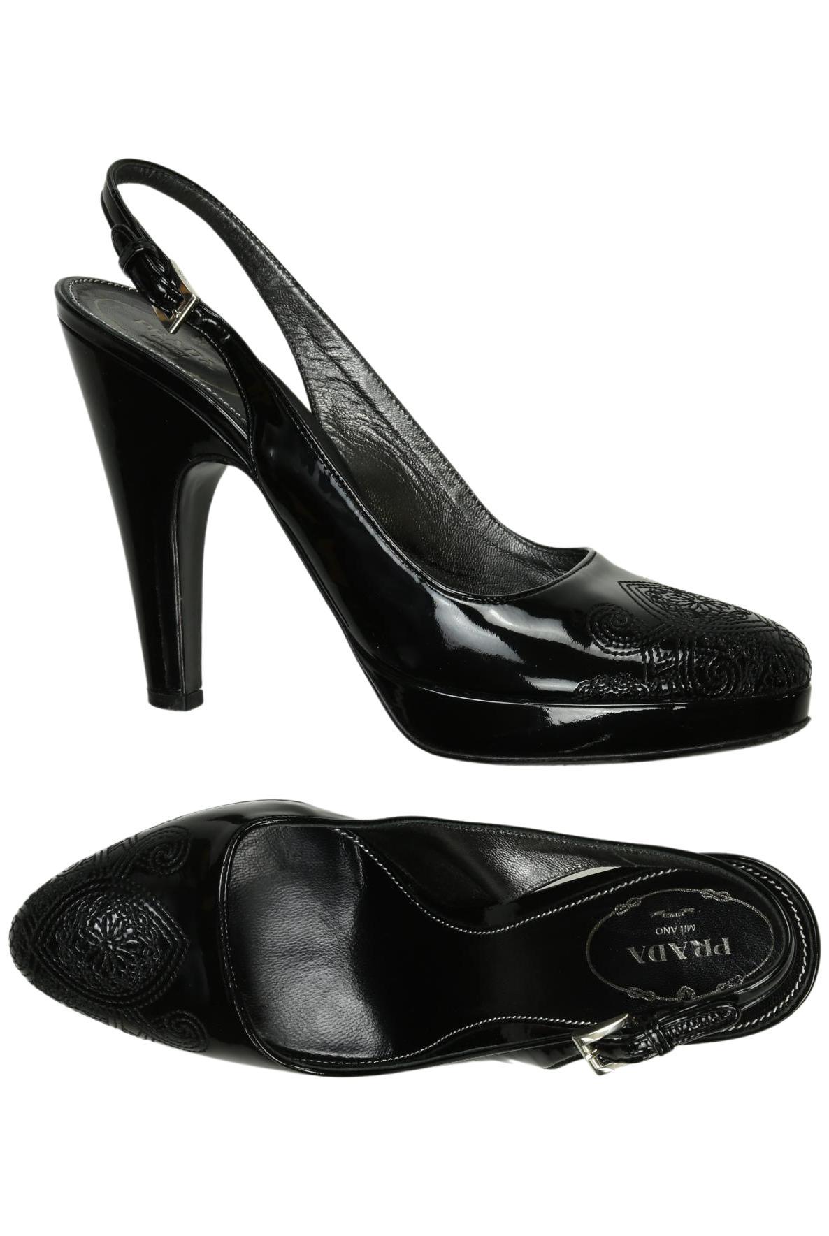 

Prada Damen Pumps, schwarz, Gr. 38.5