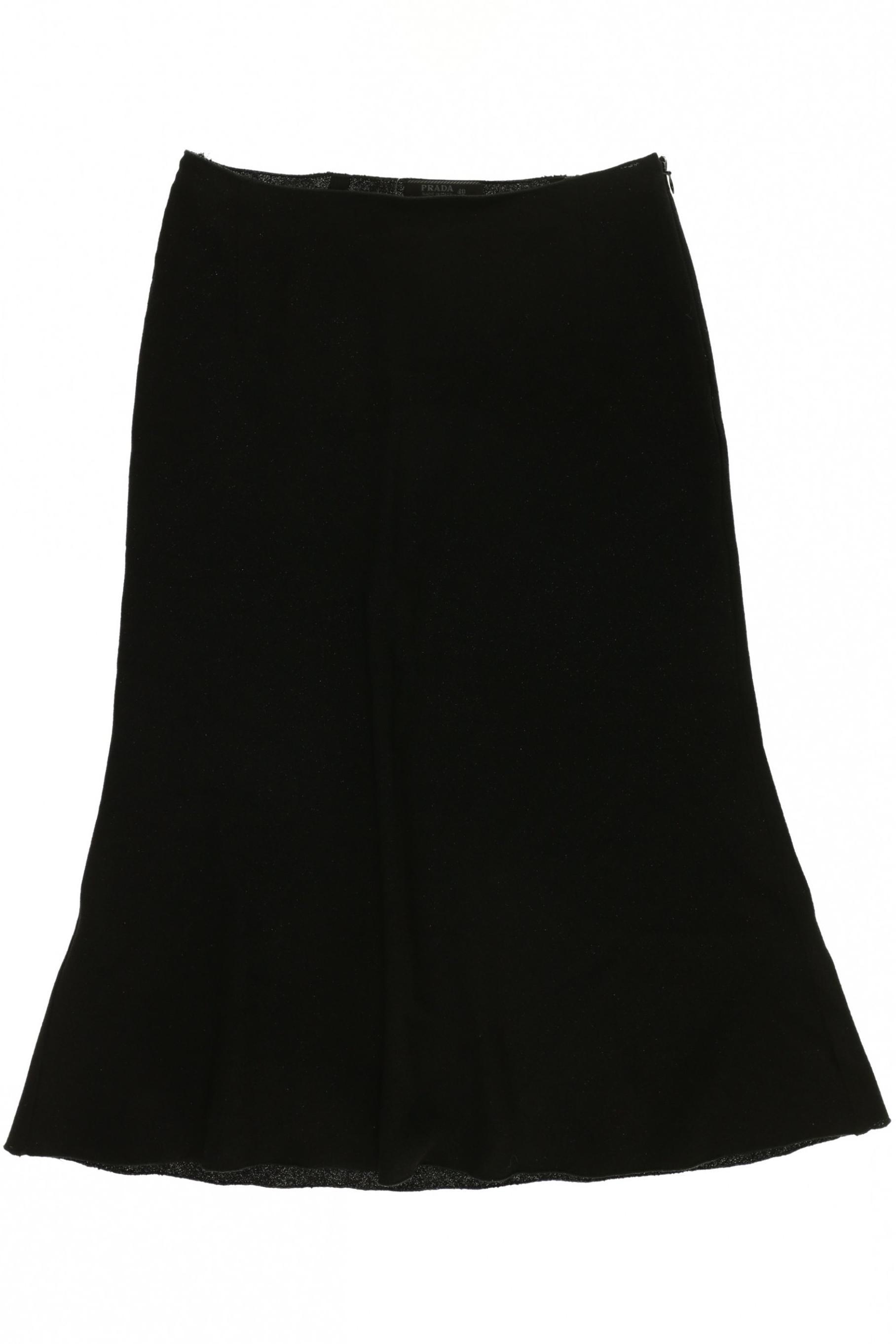 

Prada Damen Rock, schwarz, Gr. 40