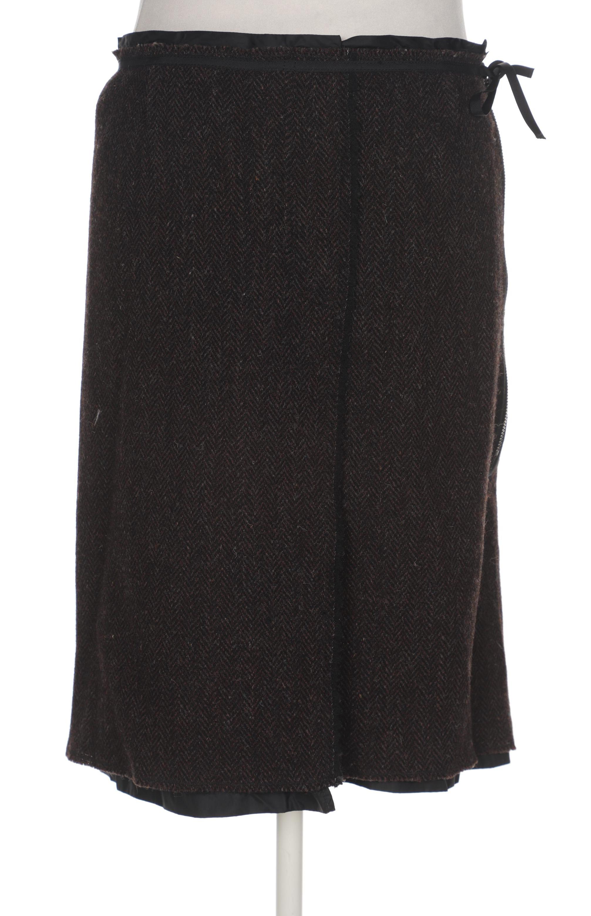

Prada Damen Rock, braun, Gr. 46