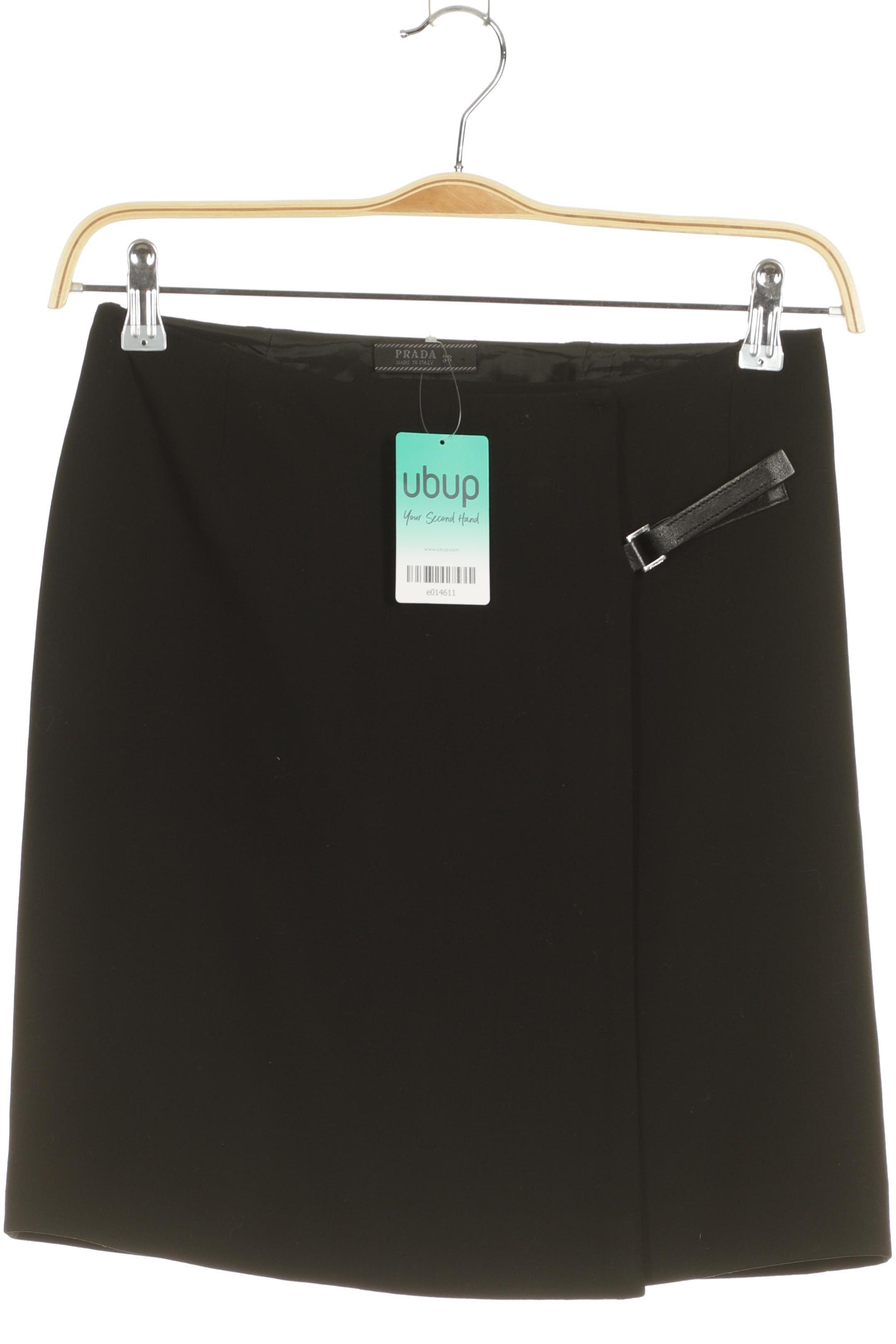 

Prada Damen Rock, schwarz, Gr. 38