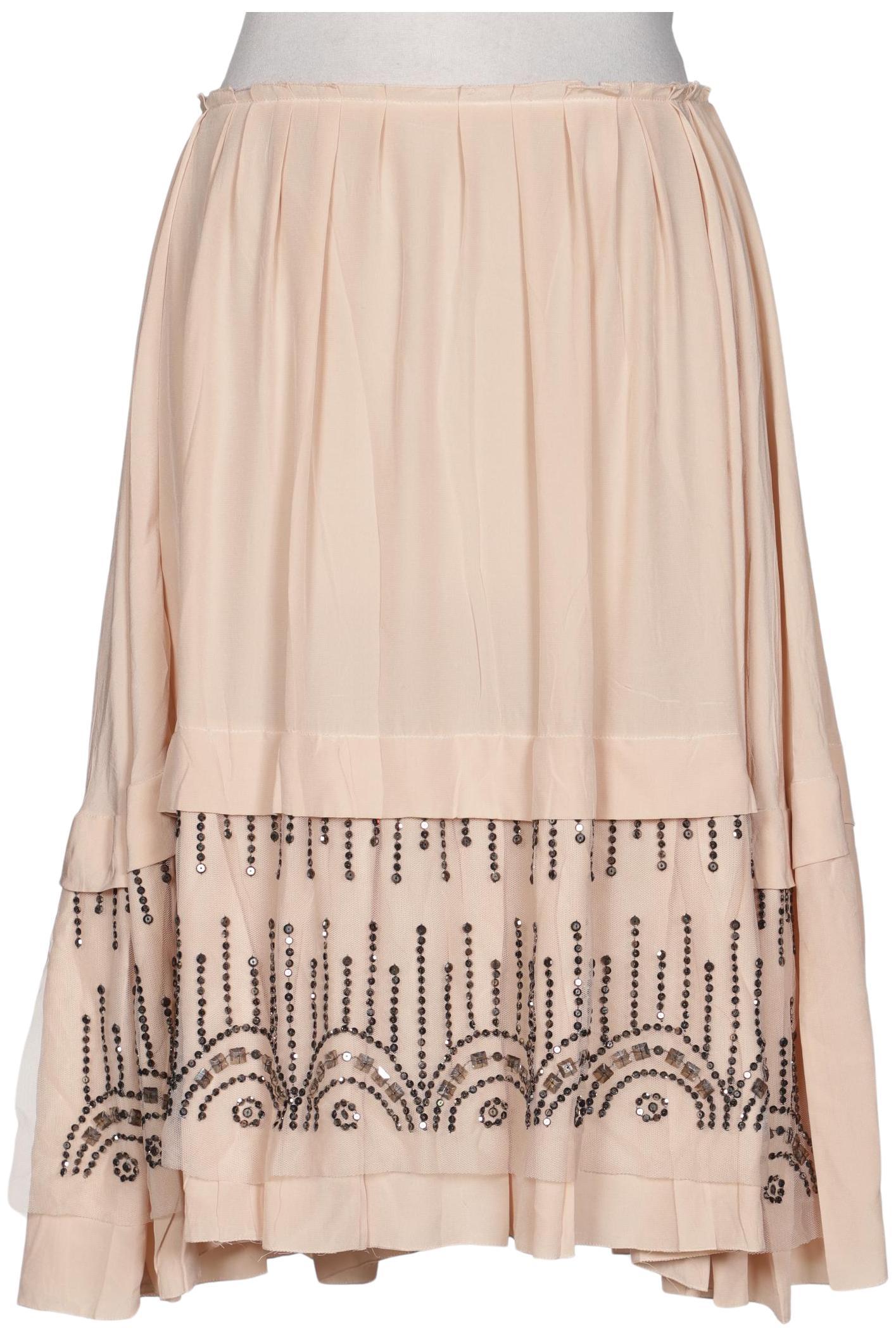 

Prada Damen Rock, beige, Gr. 40