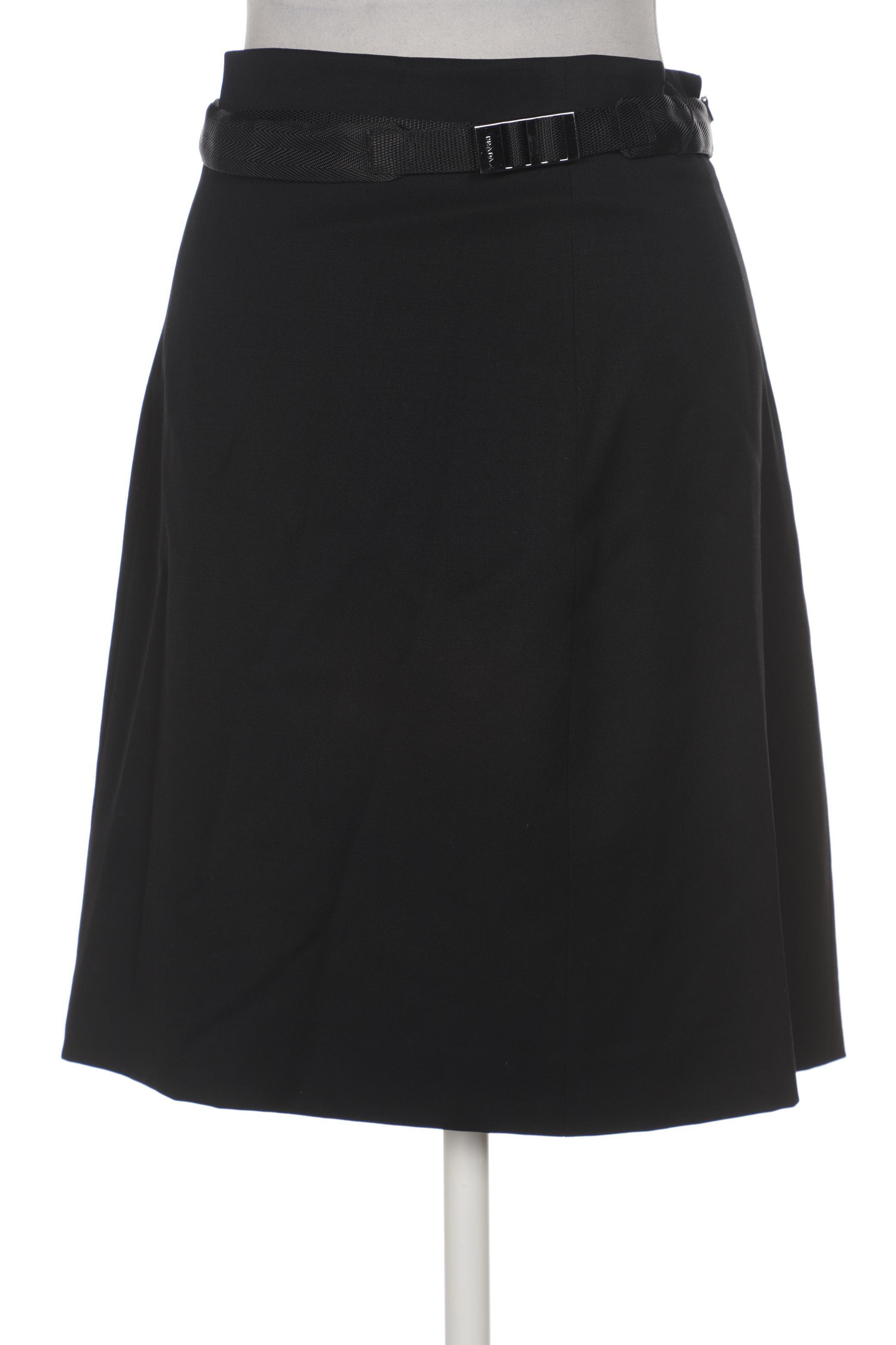 

Prada Damen Rock, schwarz, Gr. 40