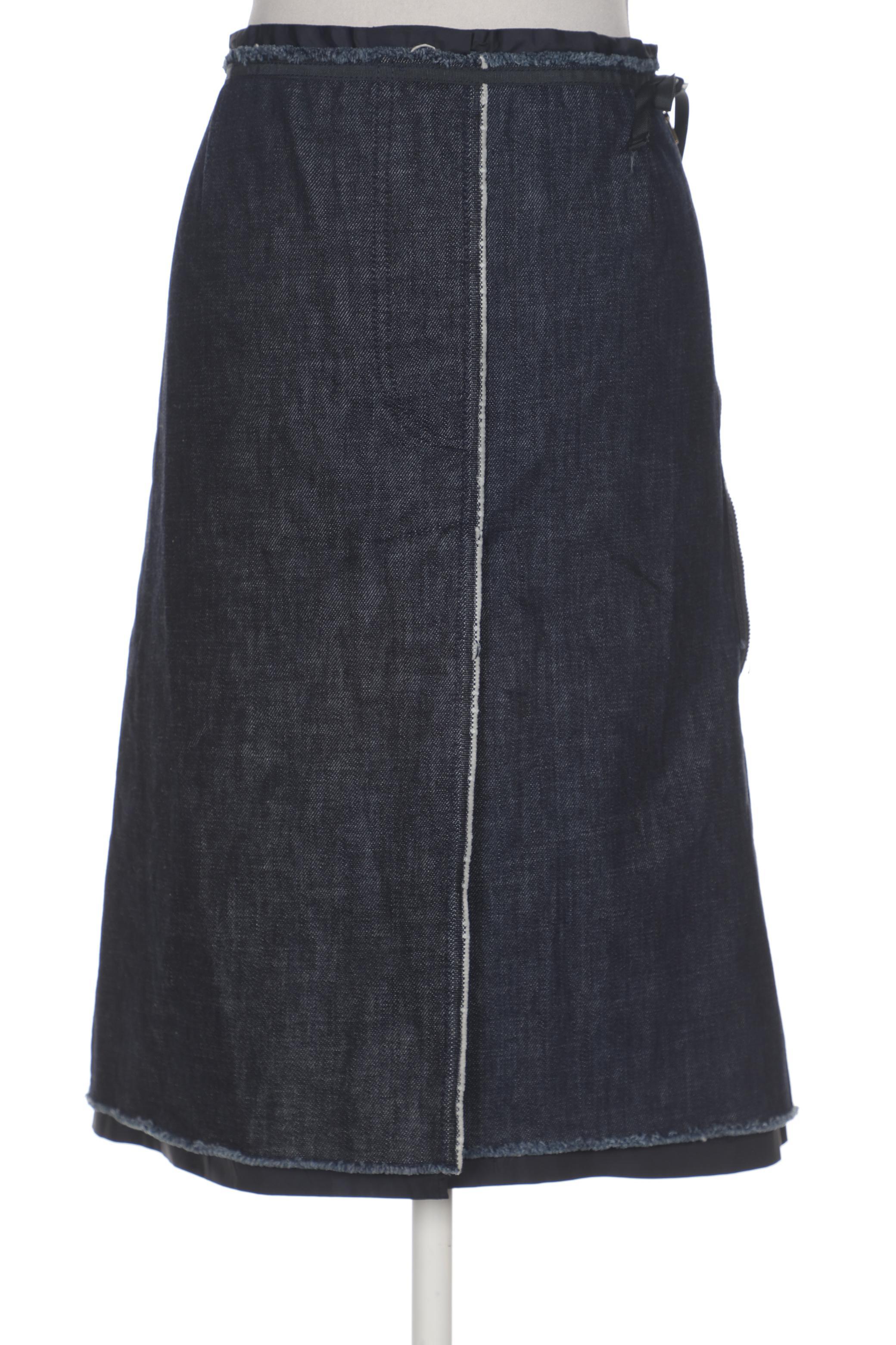 

Prada Damen Rock, marineblau, Gr. 42