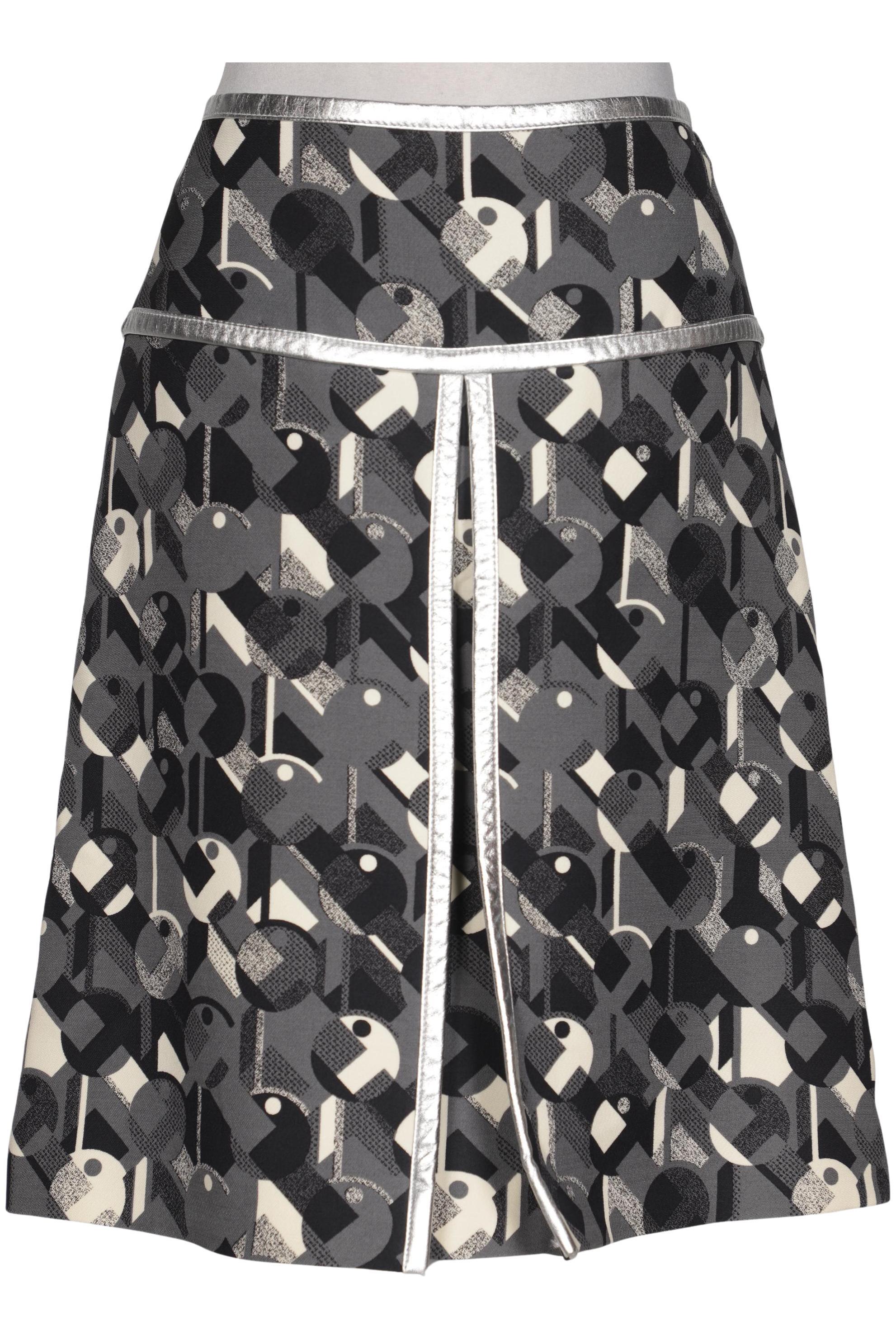 

Prada Damen Rock, grau, Gr. 40