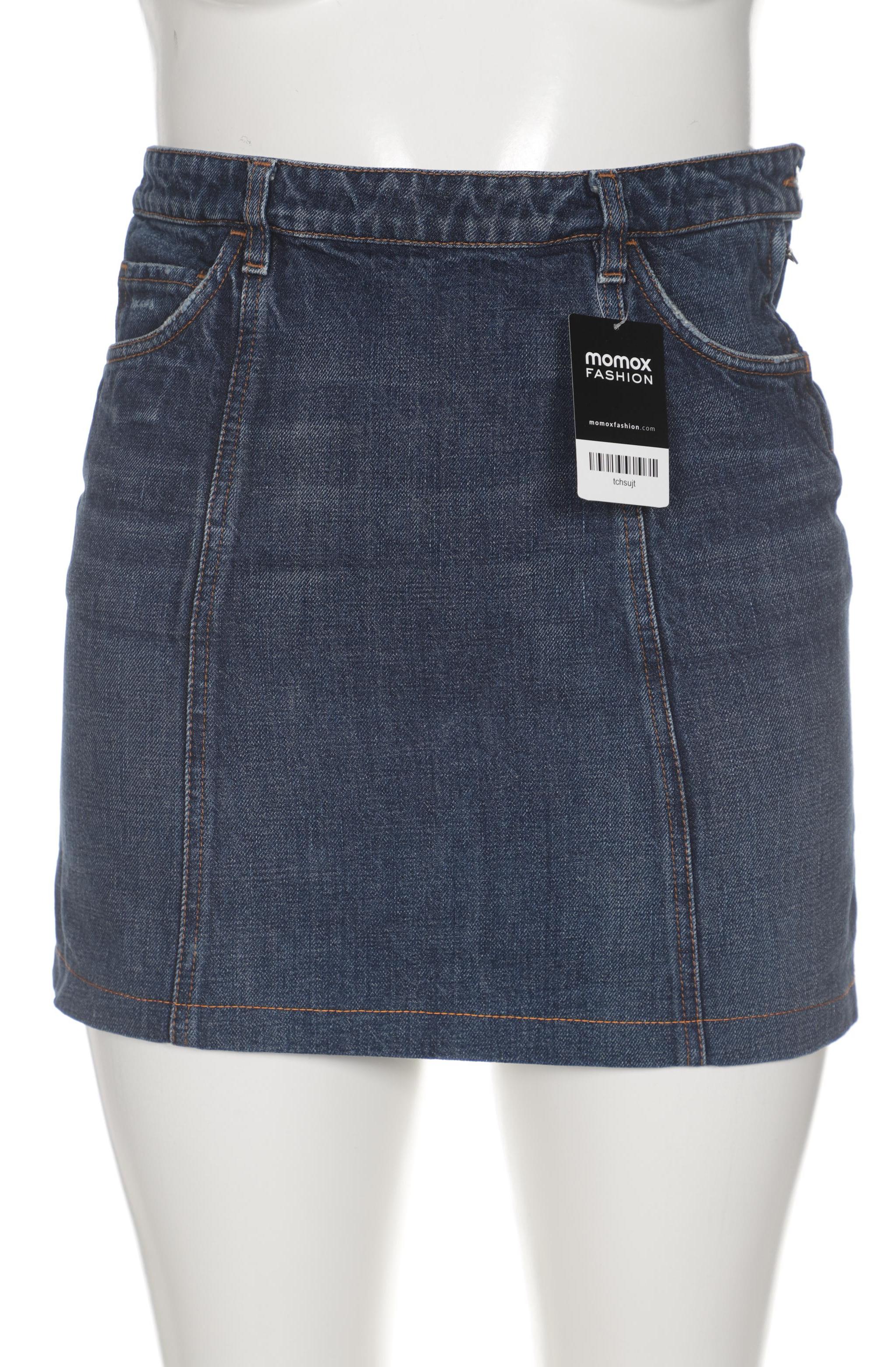 

Prada Damen Rock, marineblau, Gr. 40