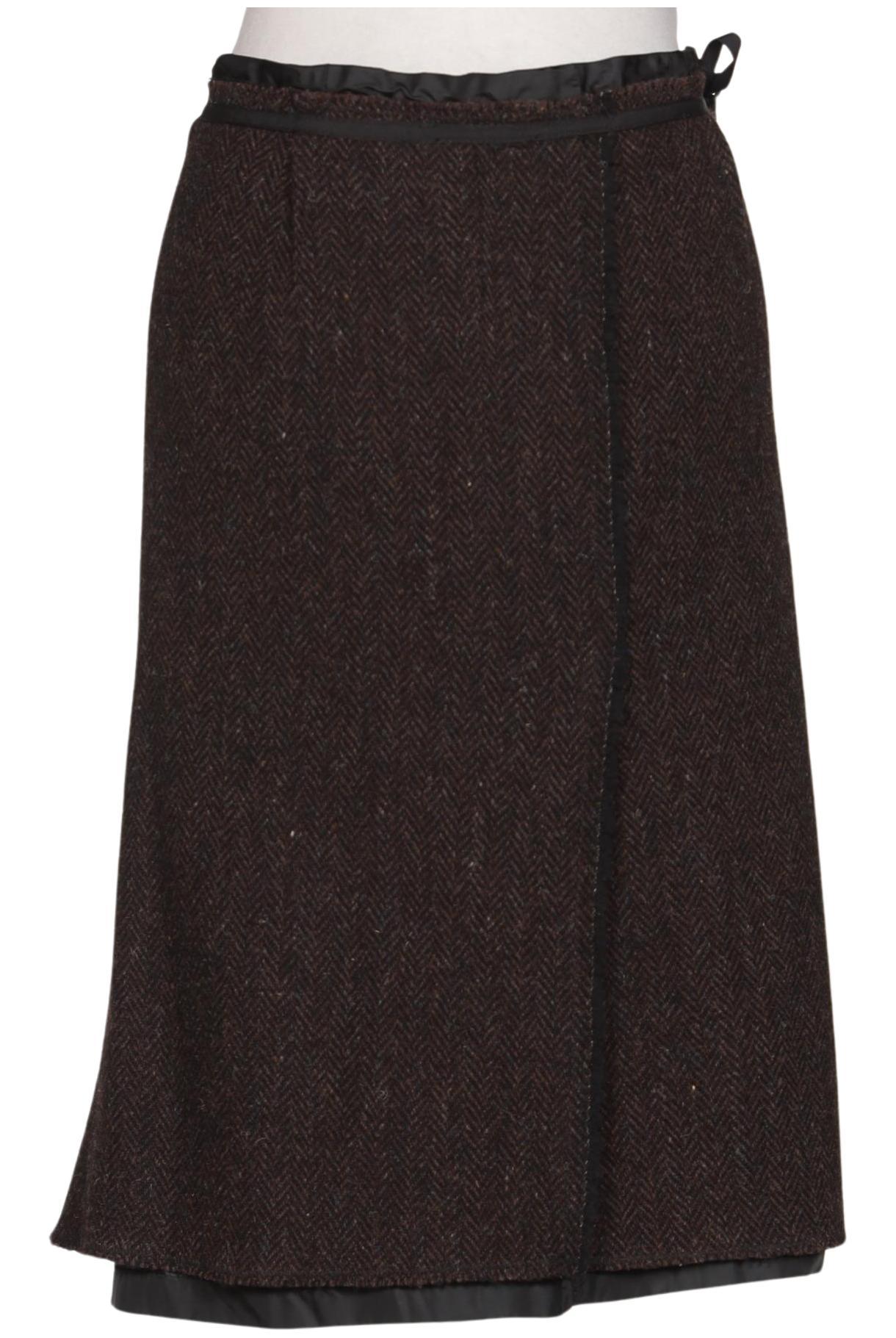 

Prada Damen Rock, braun, Gr. 40