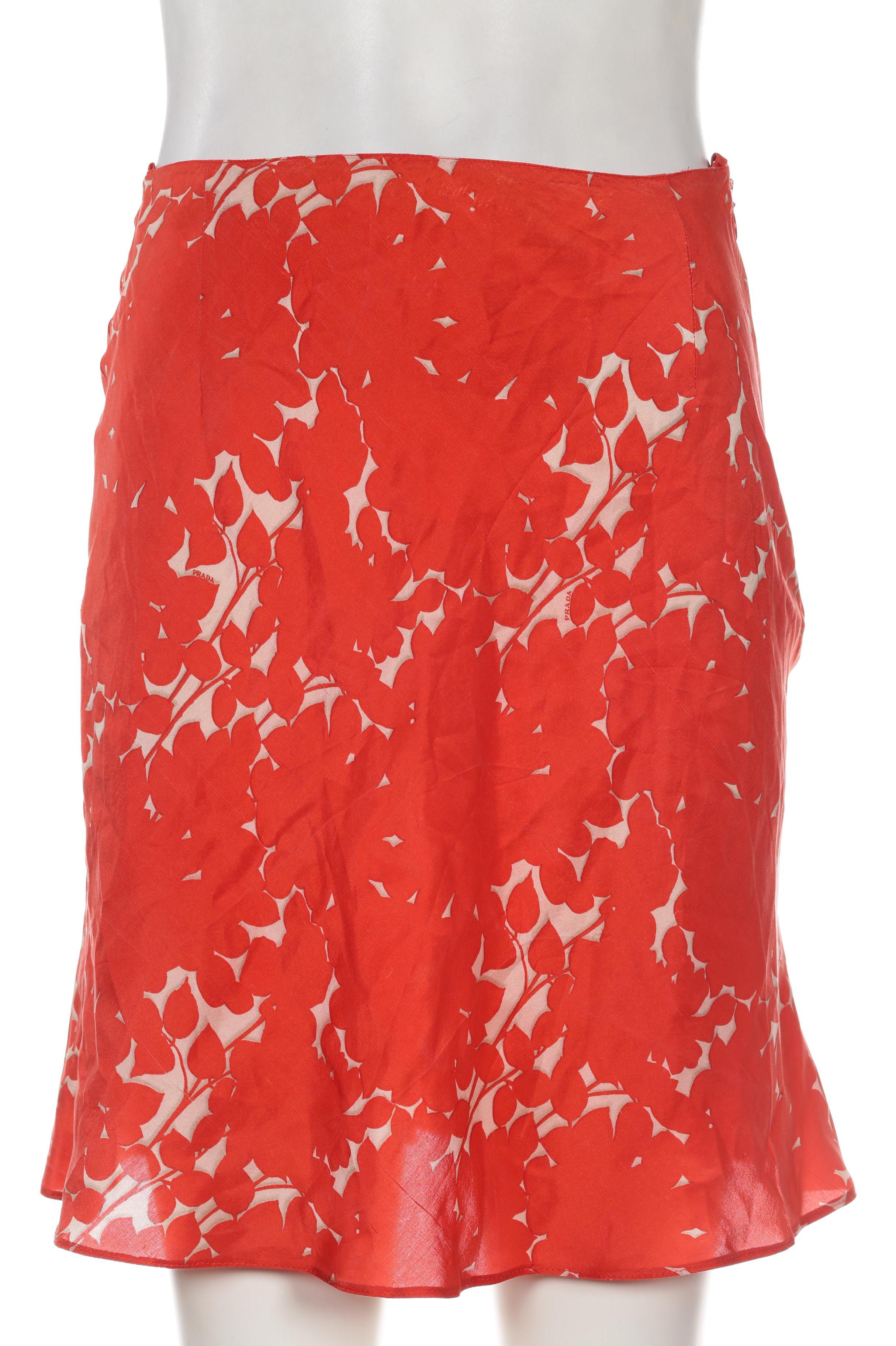 

Prada Damen Rock, rot, Gr. 40