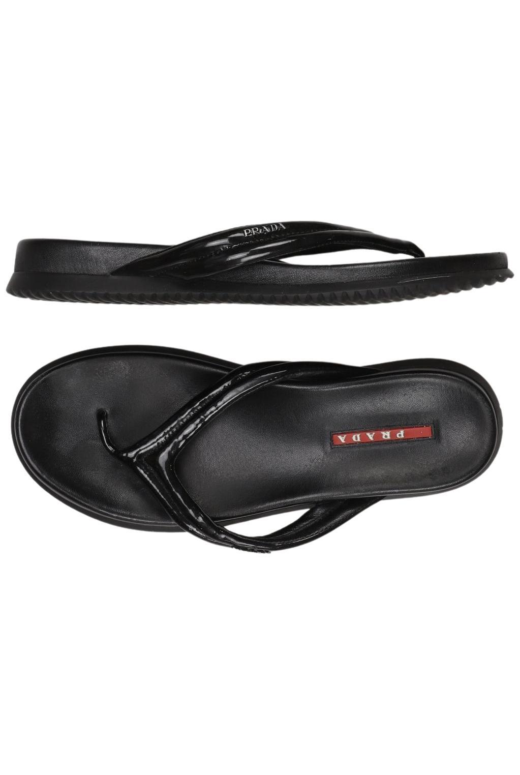 

Prada Damen Sandale, schwarz, Gr. 38