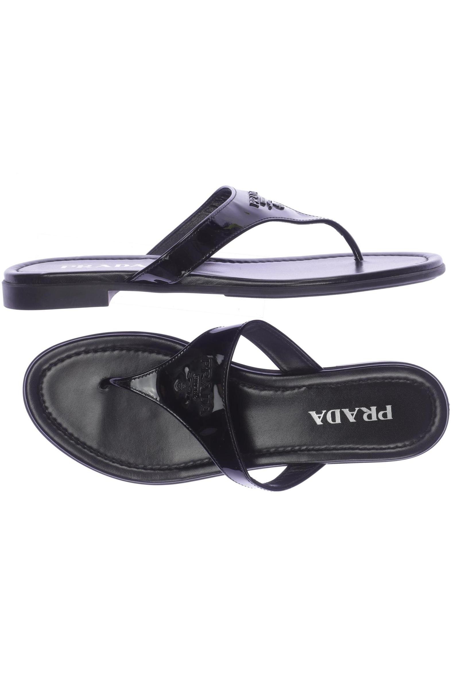 

Prada Damen Sandale, schwarz, Gr. 41