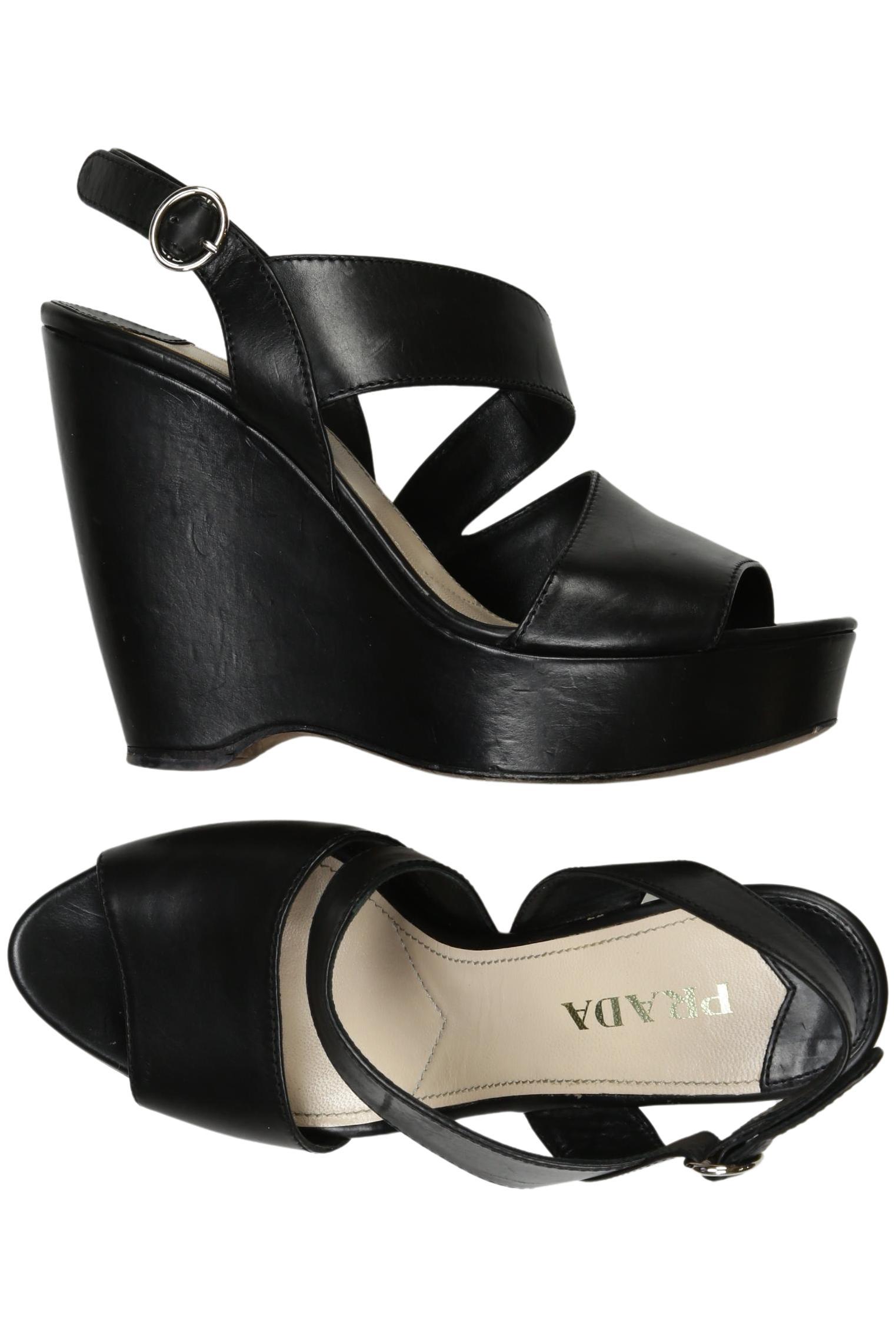

Prada Damen Sandale, schwarz, Gr. 36.5
