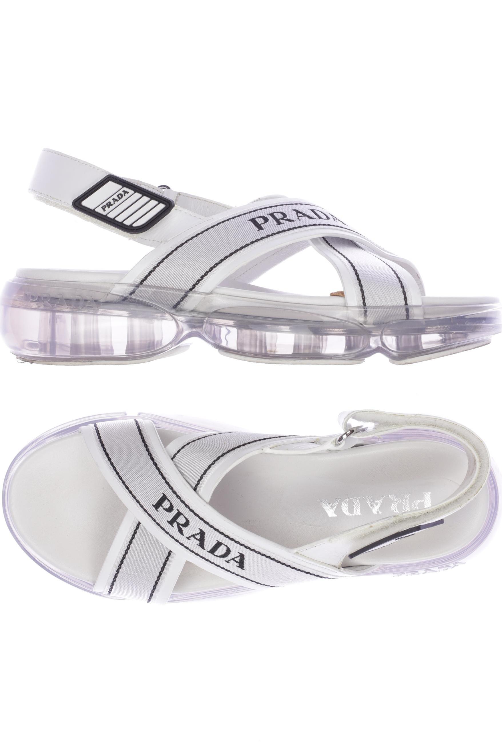 

Prada Damen Sandale, weiß
