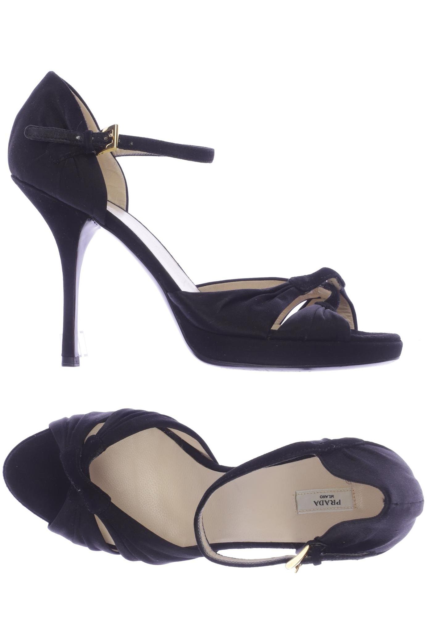 

Prada Damen Sandale, schwarz