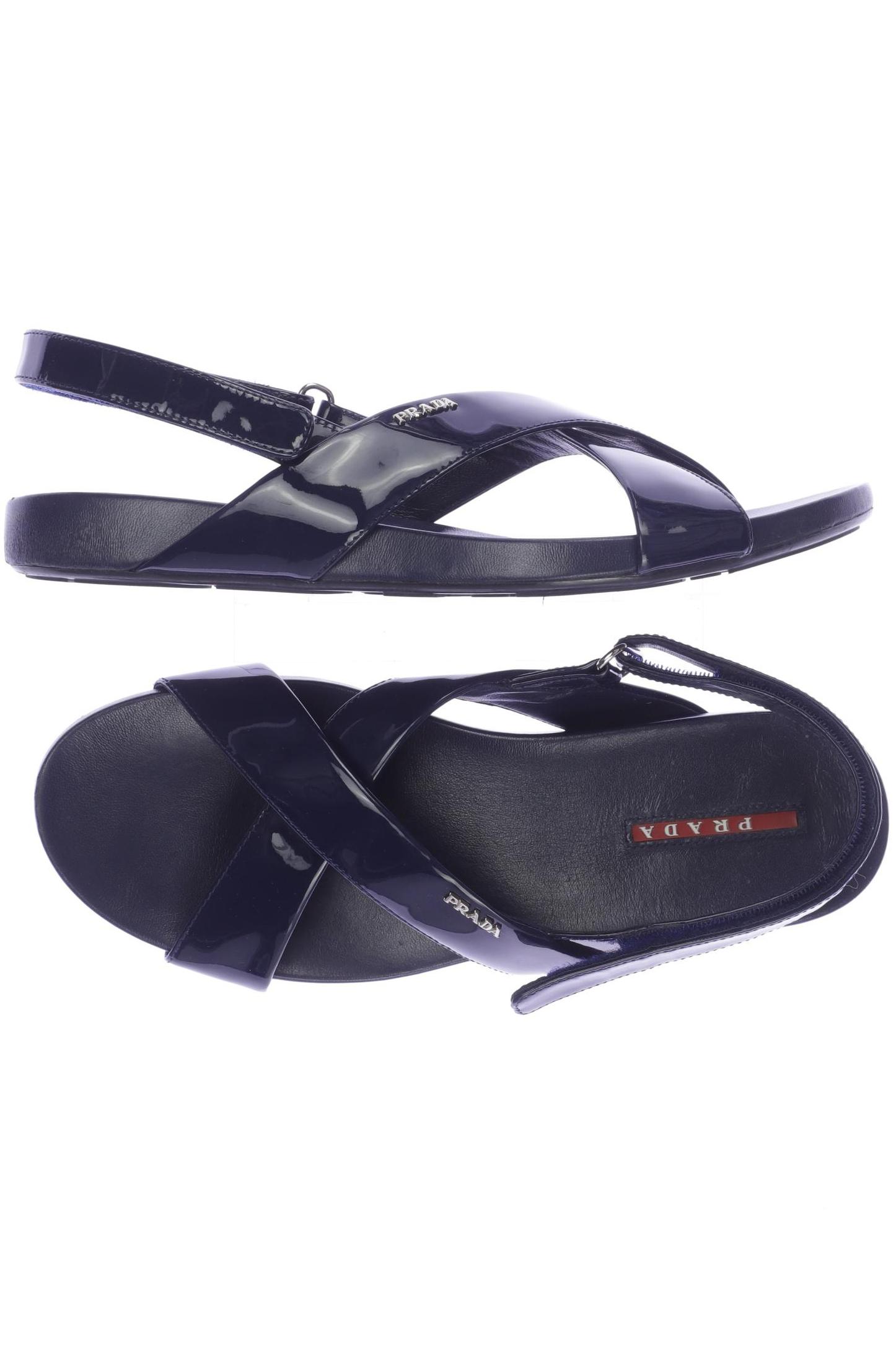 

Prada Damen Sandale, marineblau