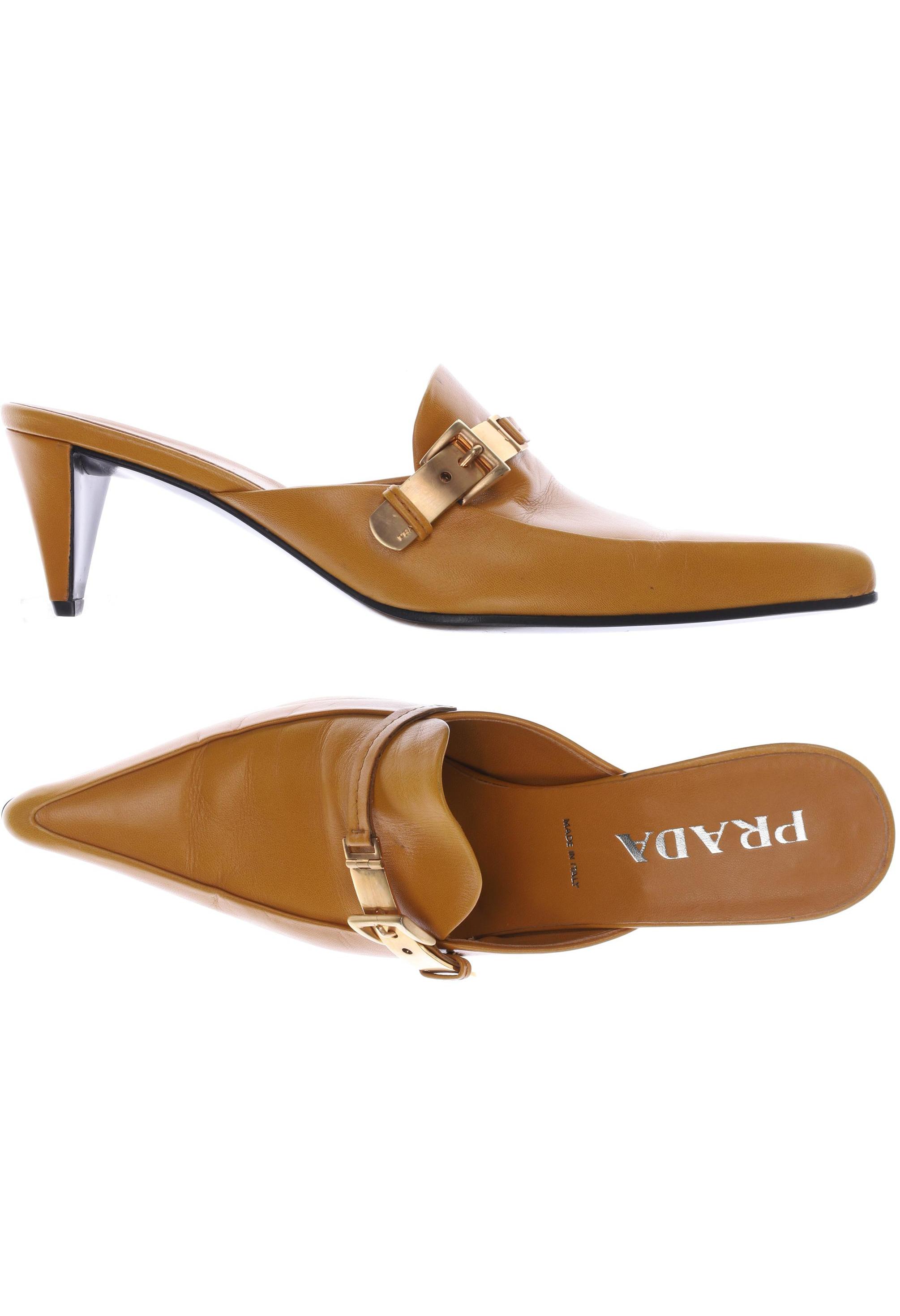 

Prada Damen Sandale, orange, Gr. 40