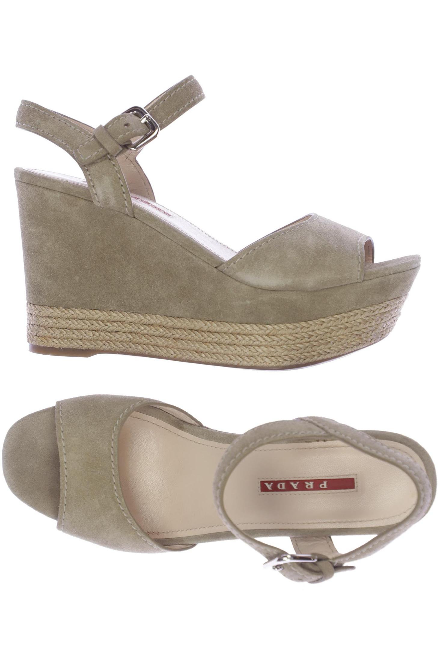 

Prada Damen Sandale, beige