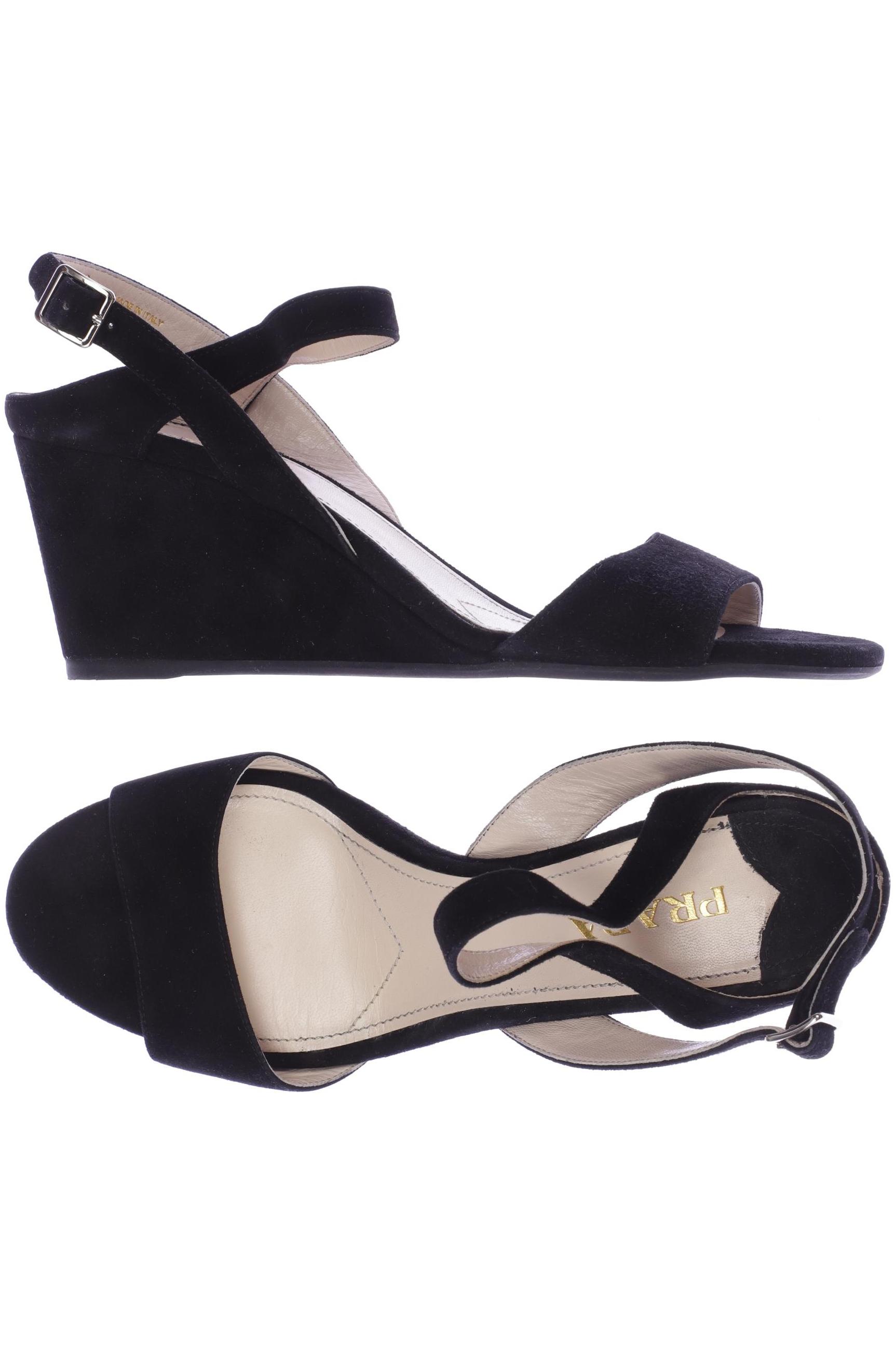 

Prada Damen Sandale, schwarz, Gr. 39